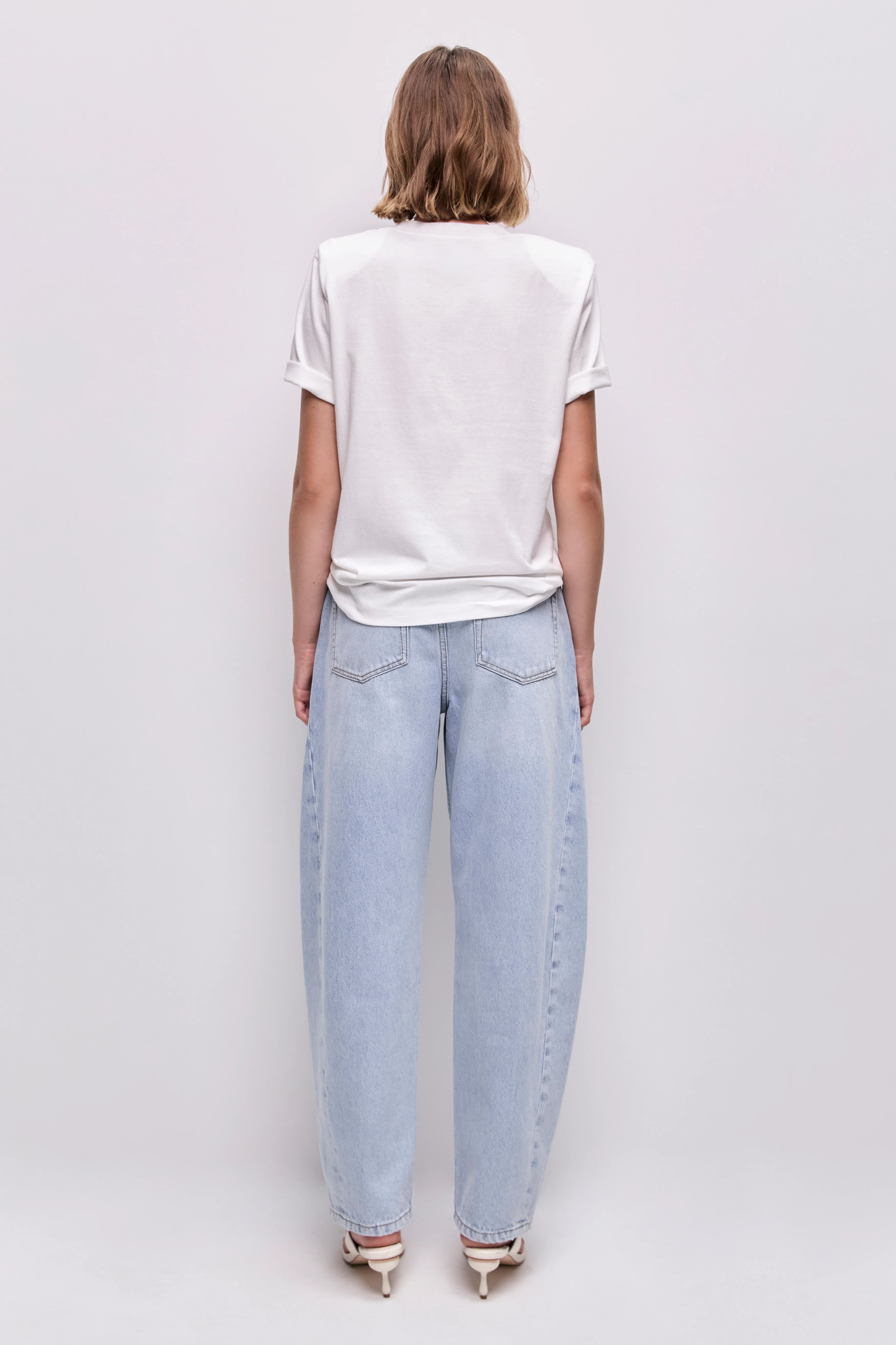 Aimee Beaded Logo Tee