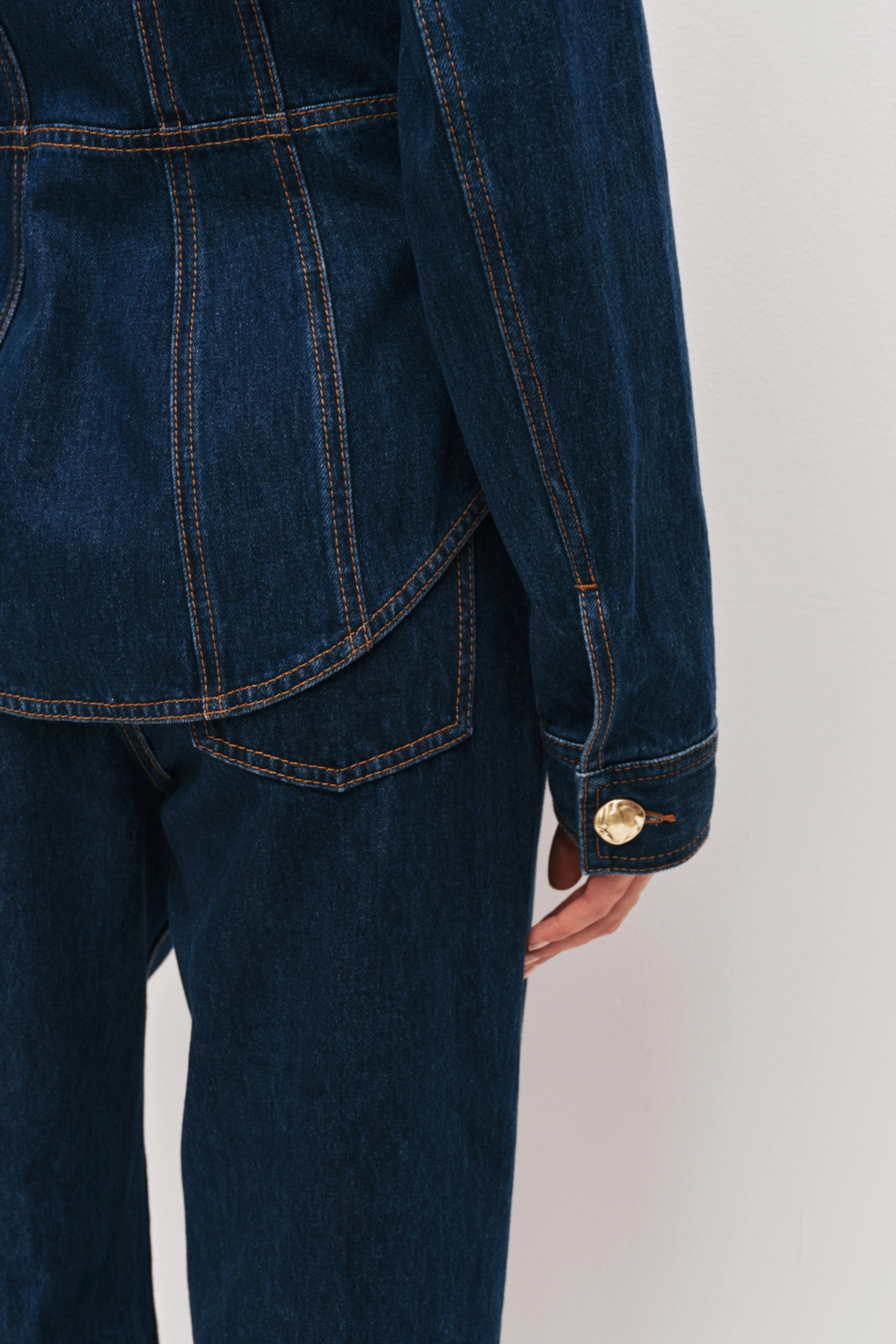Elodi Corset Denim Shirt