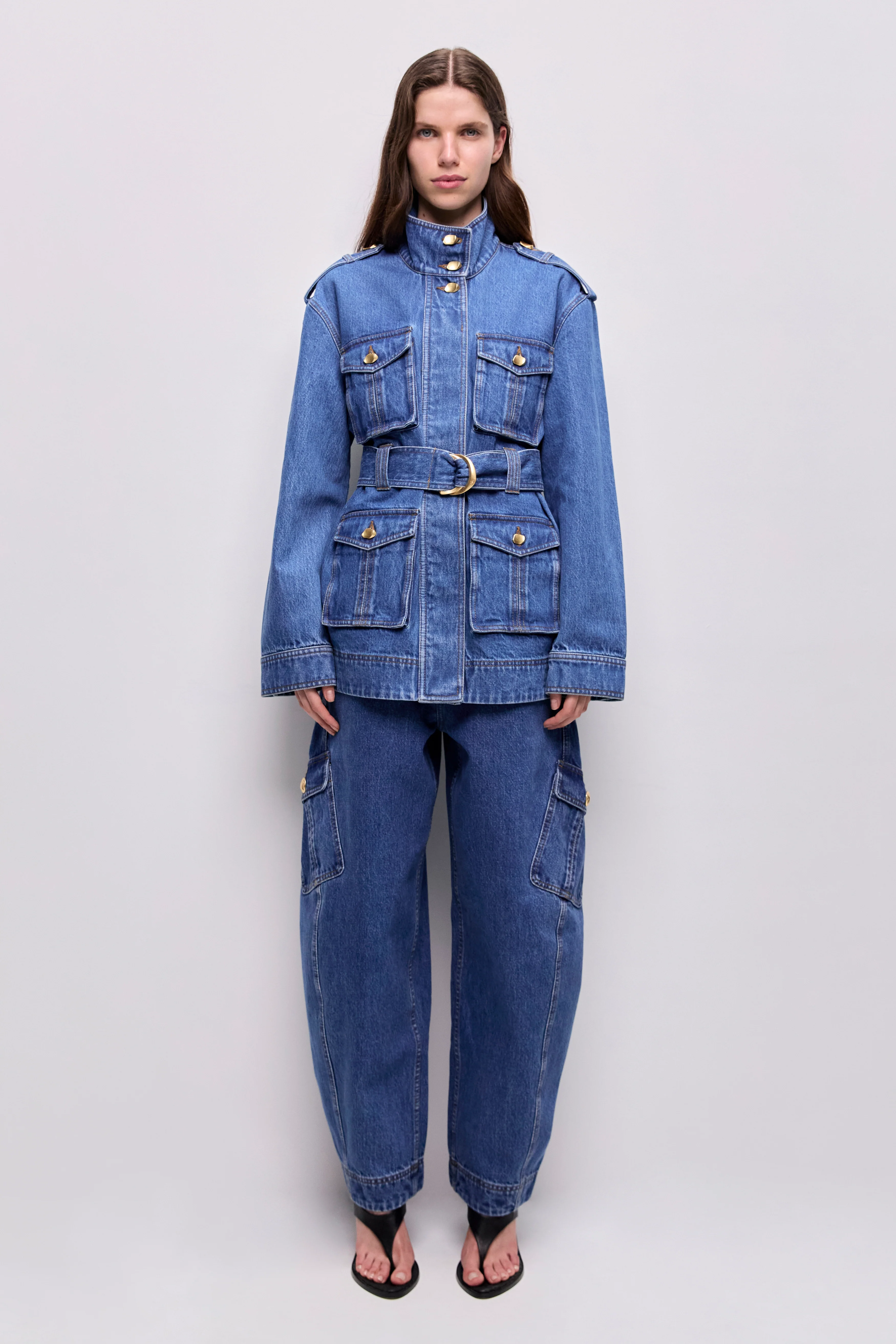 Loxley Denim Trench Jacket