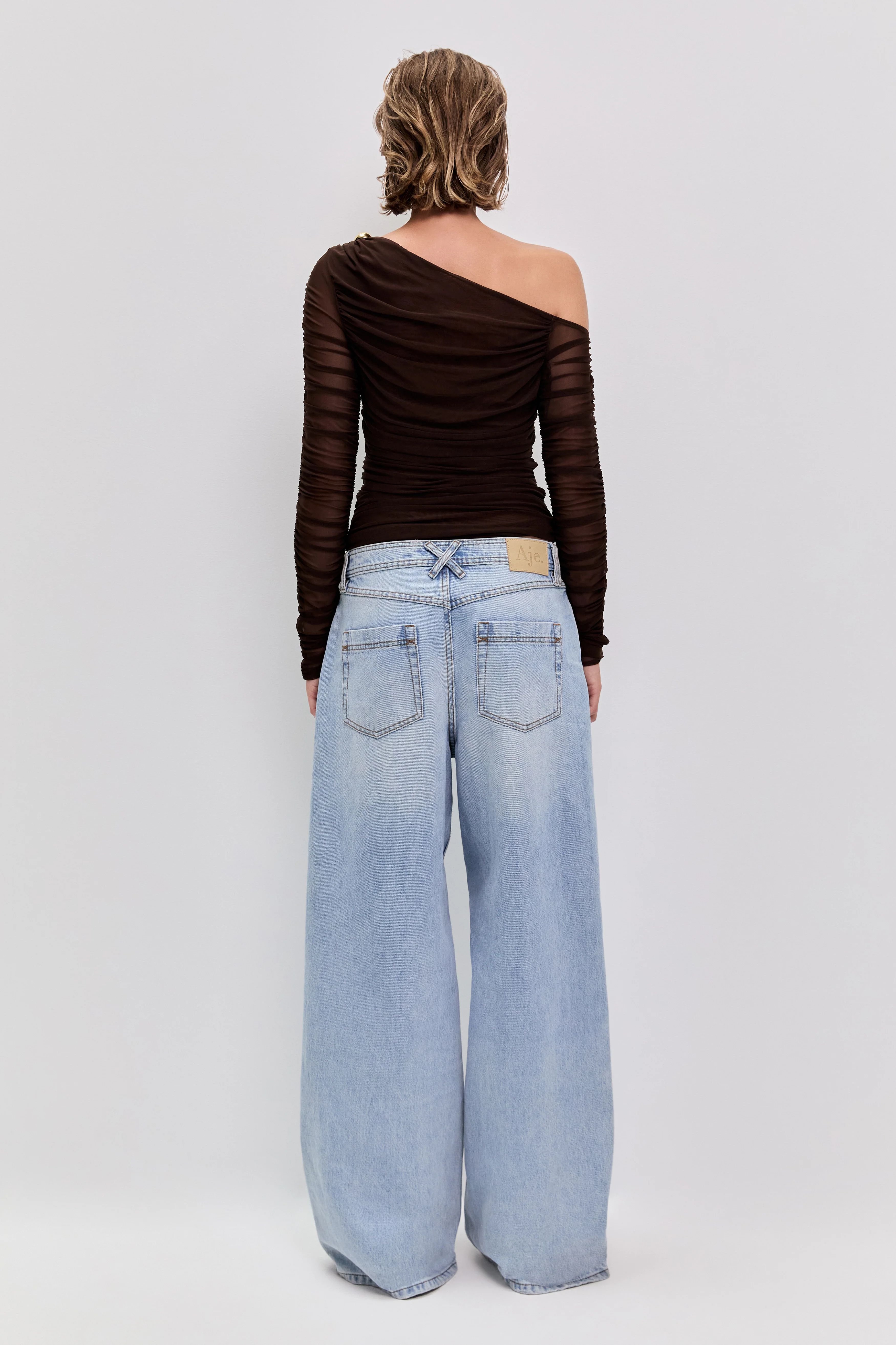 Elaria Long Sleeve Mesh Top