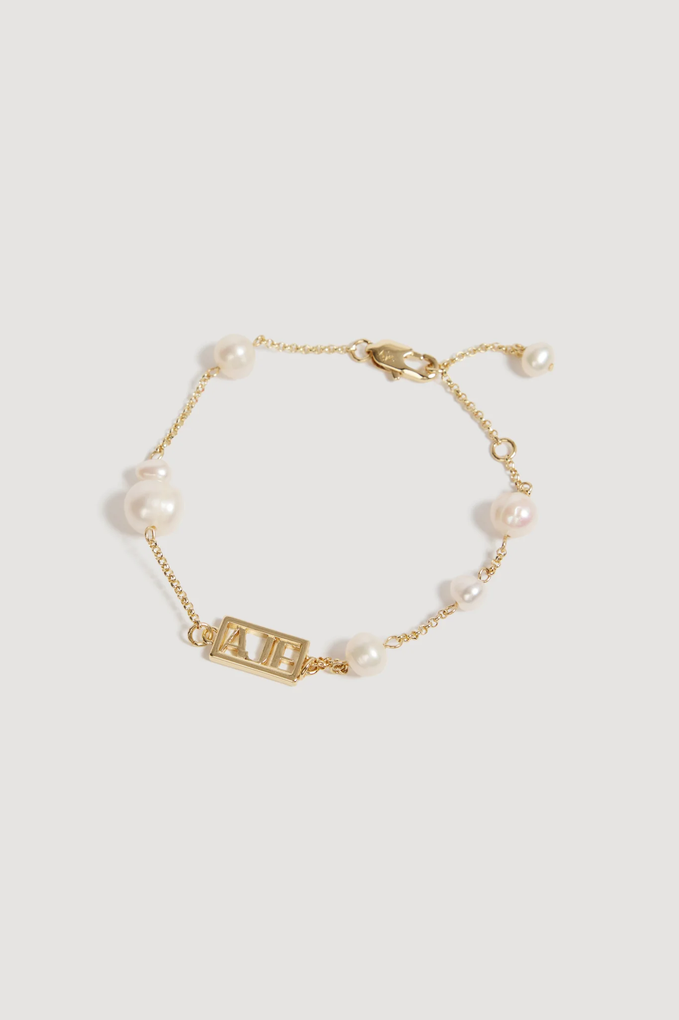Swept Logo Pearl Bracelet