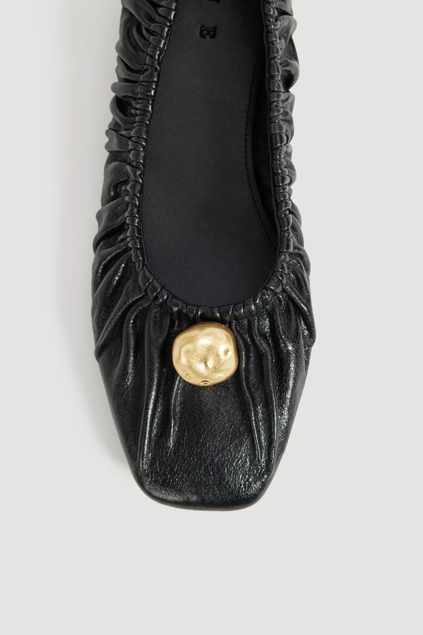 Carmena Ruched Ballet Flat
