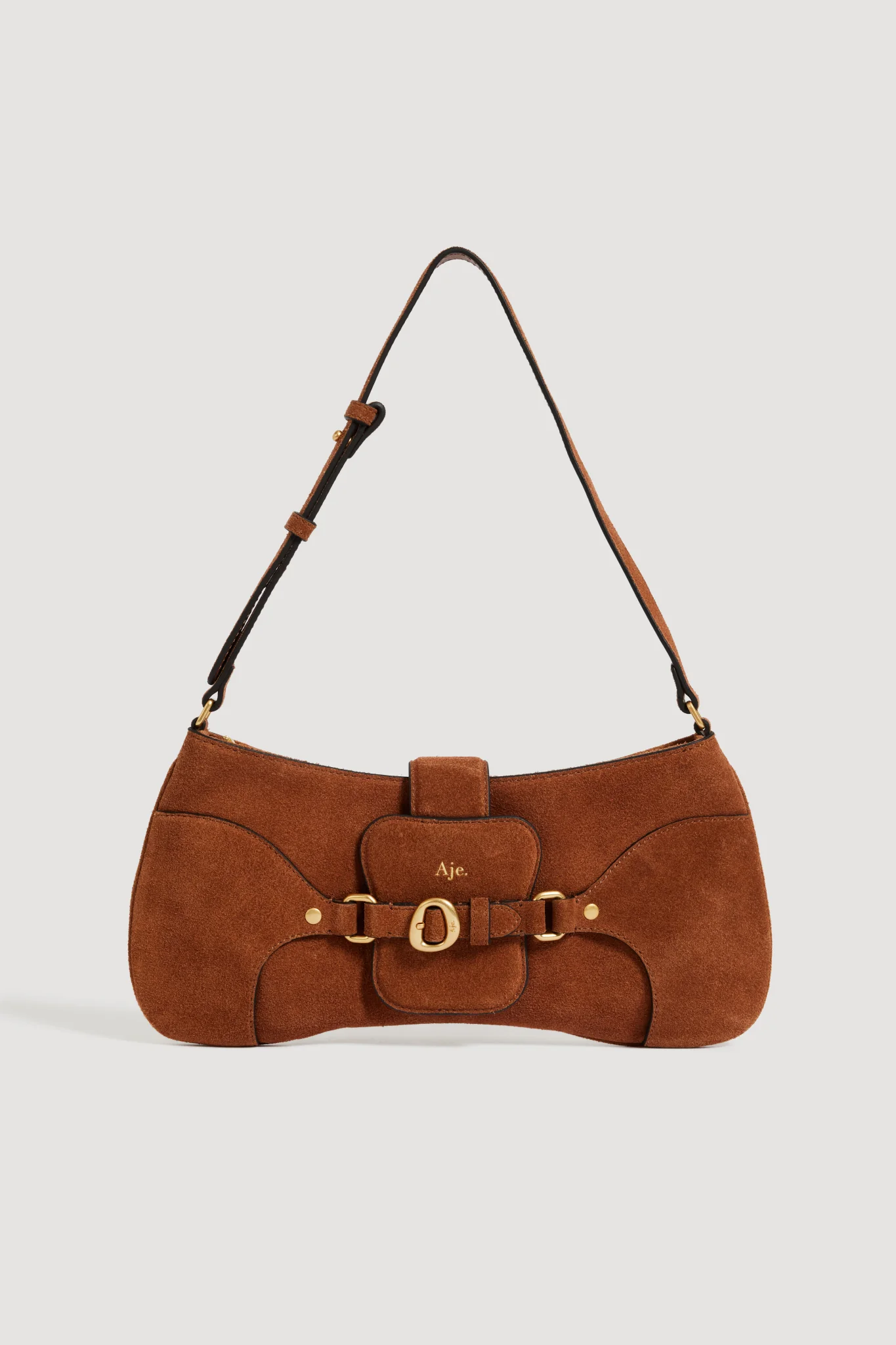 Macy Suede Baguette Bag