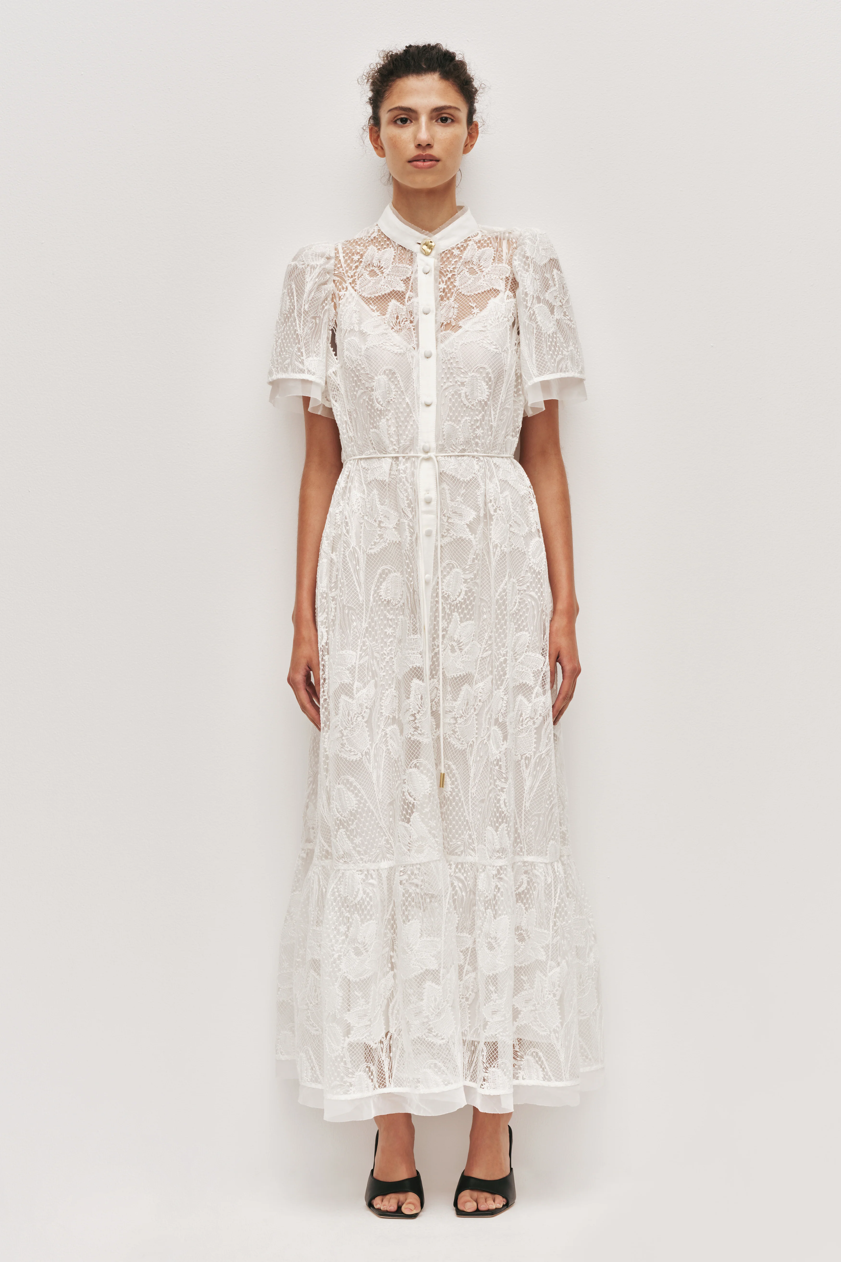 Pippa Lace Midi Dress