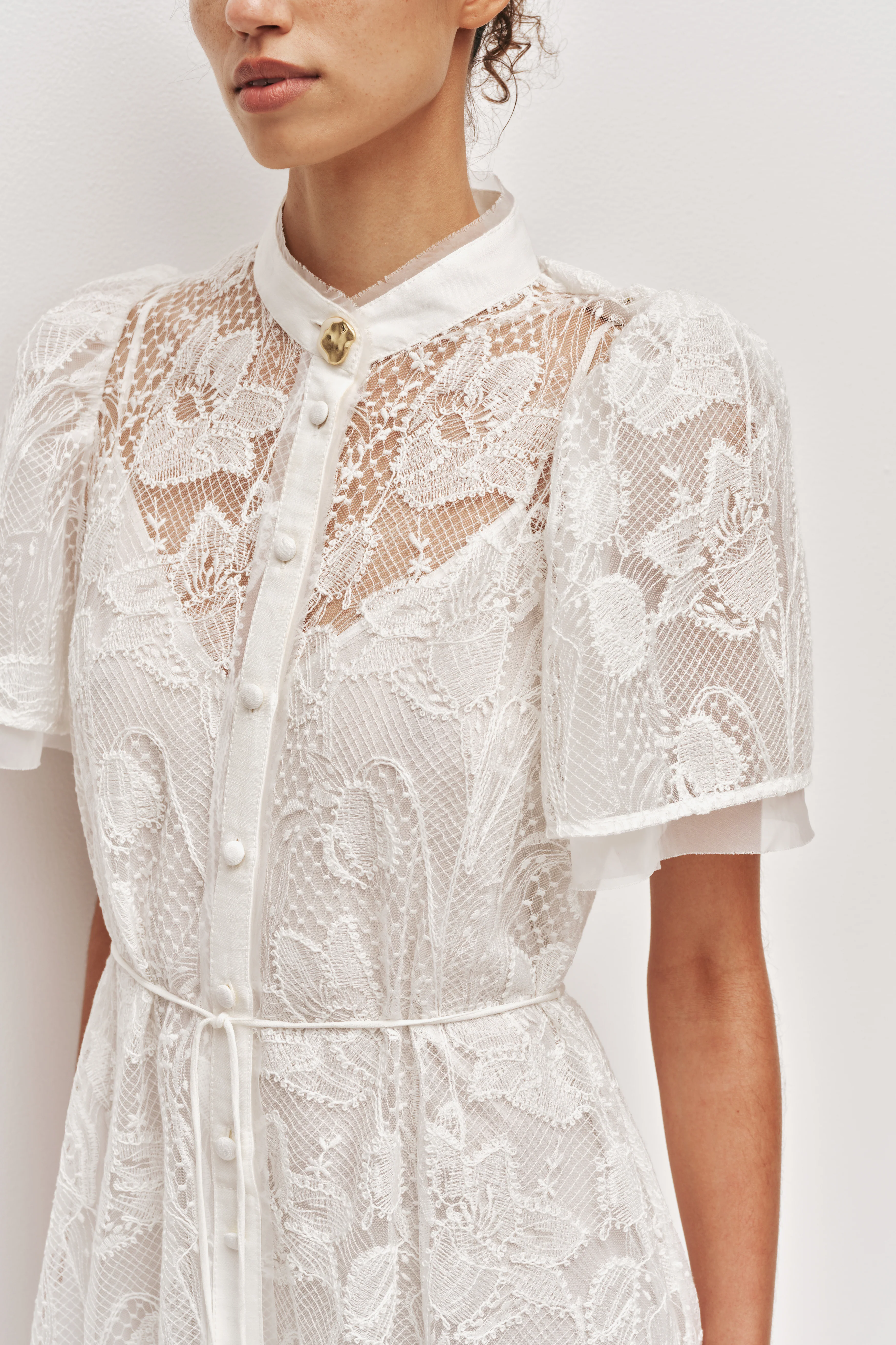 Pippa Lace Midi Dress