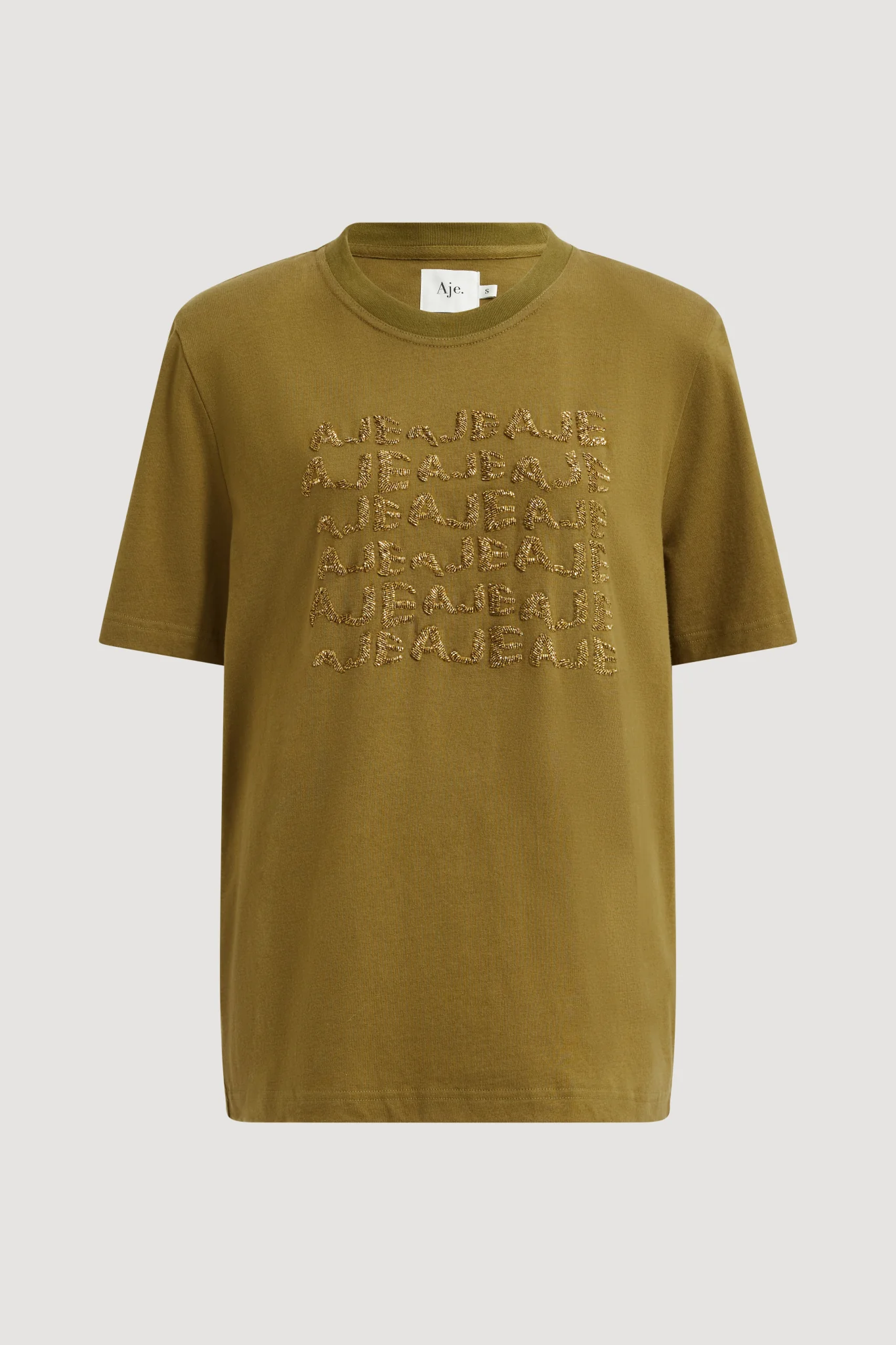 Alive Embellished Logo Tee