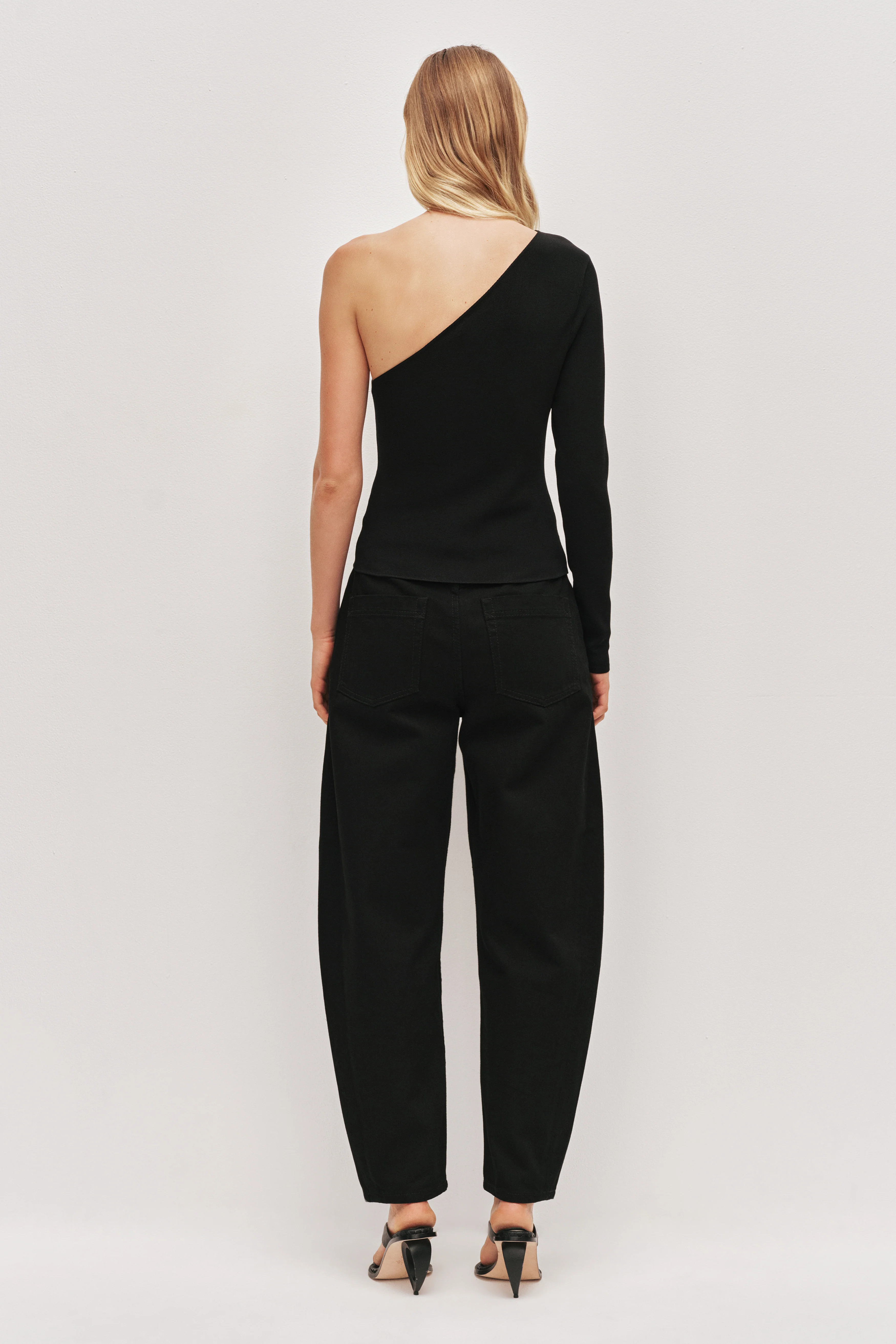 Rosabel Asymmetric Knit Top