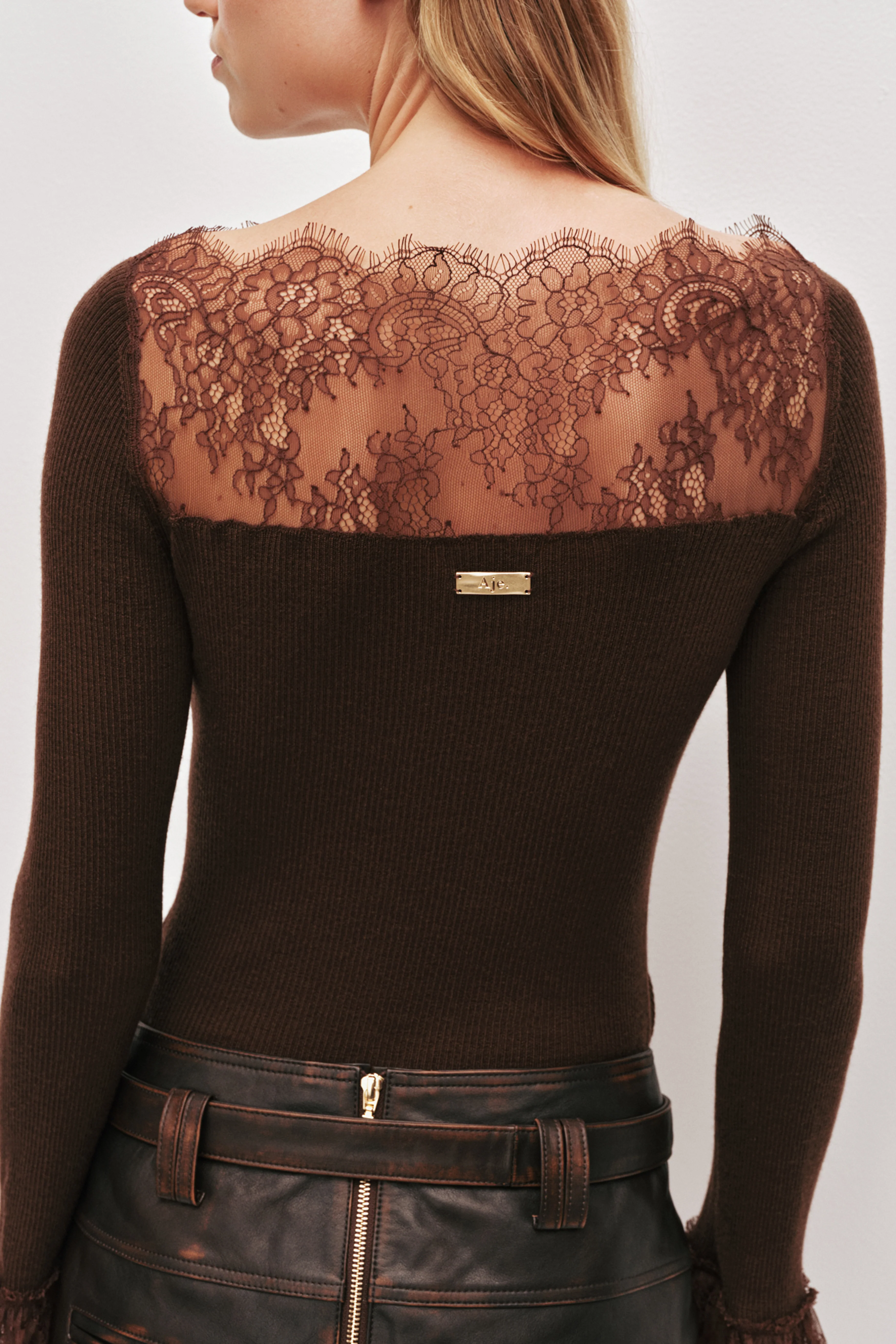 Genna Lace Knit Top