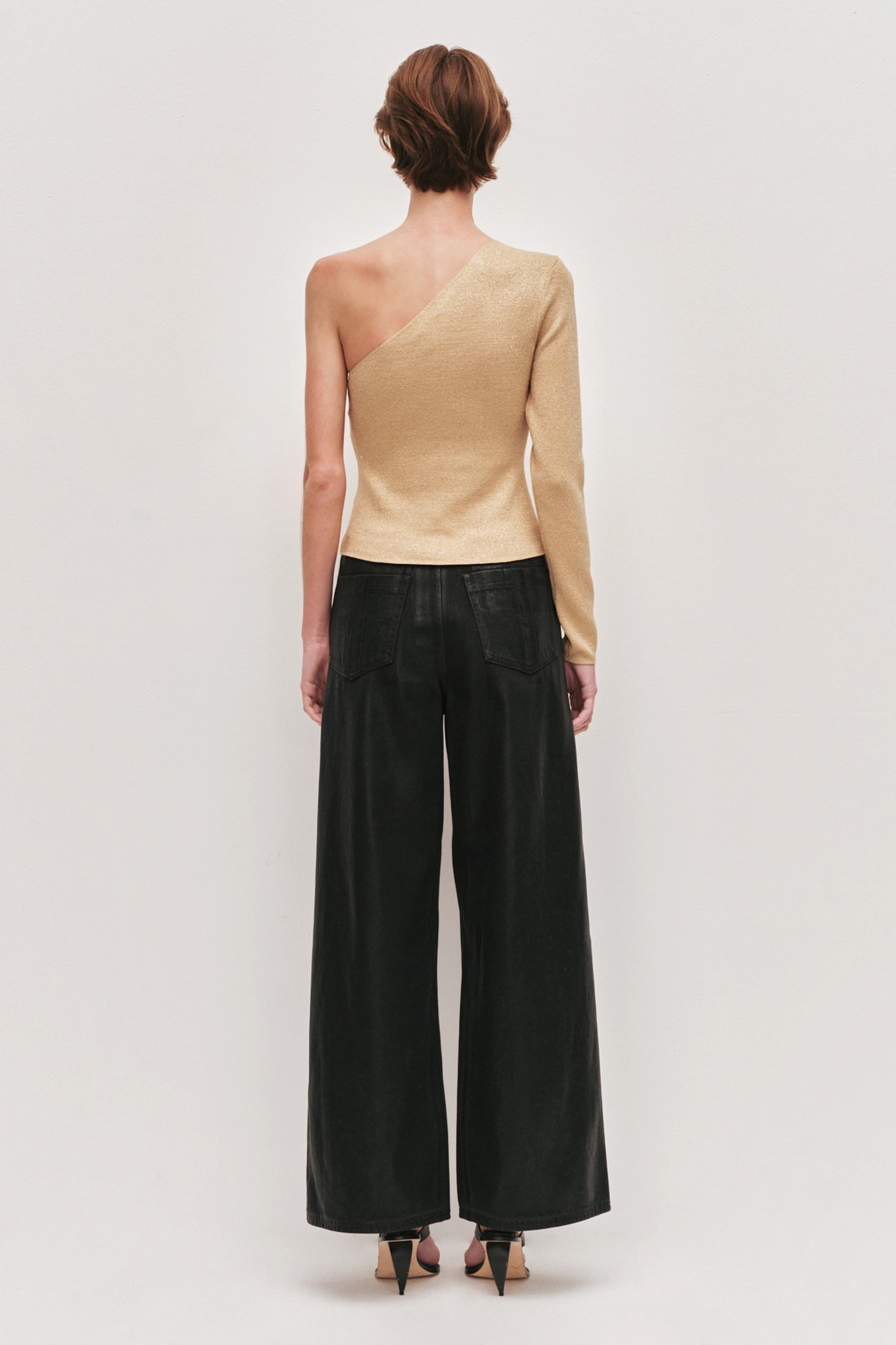 Rosabel Asymmetric Knit Top