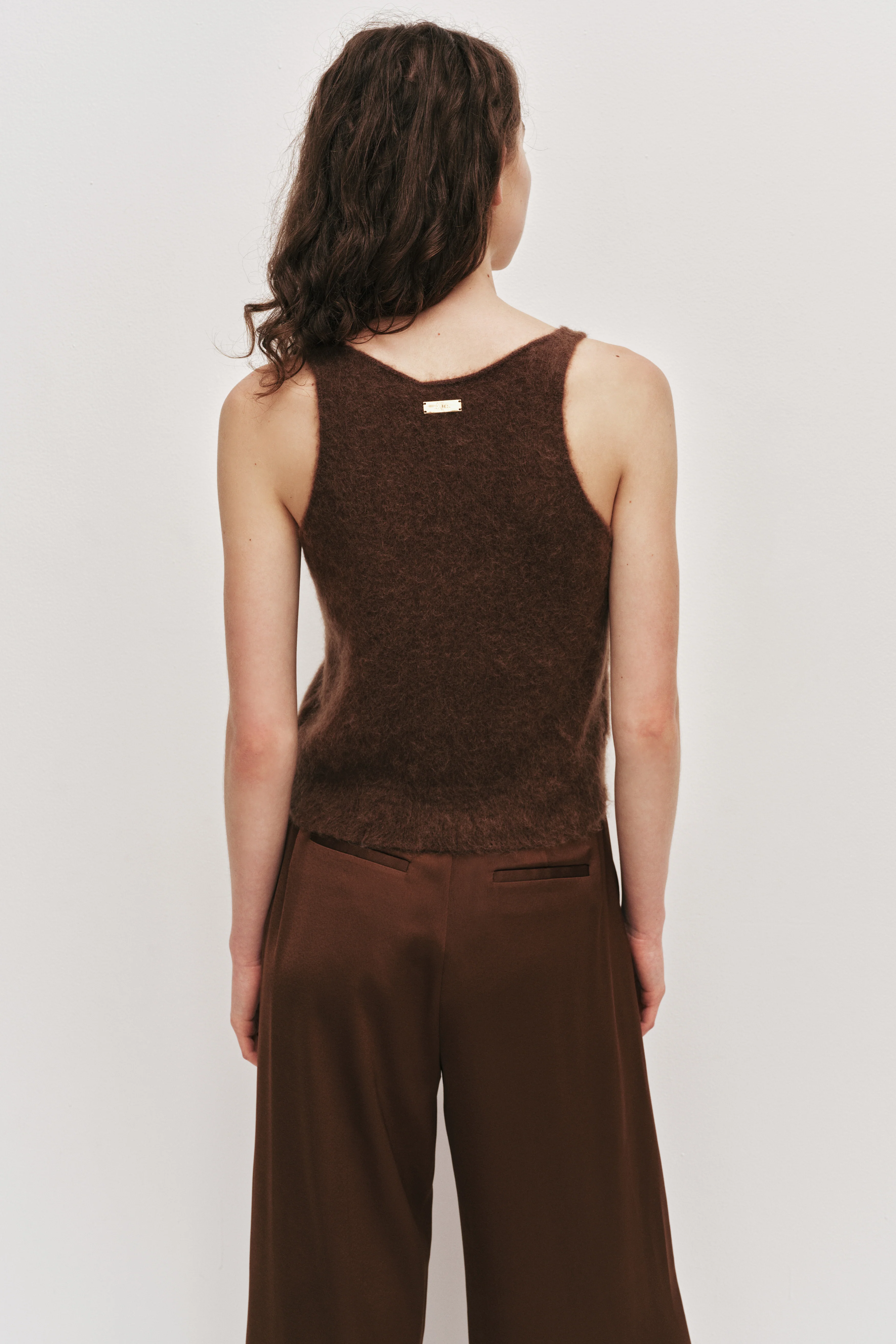 Tansy Fluffy Knit Tank