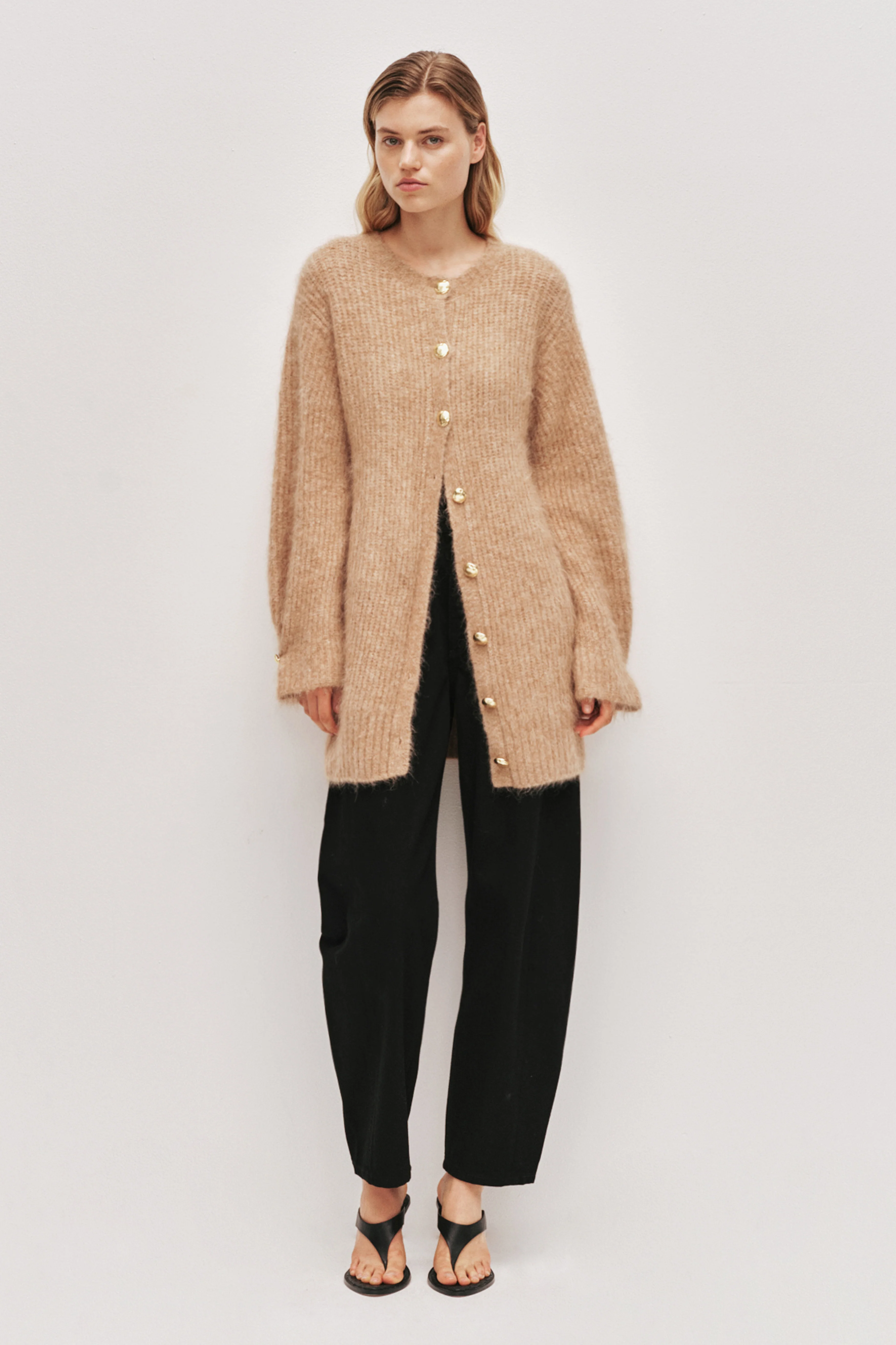 Liyana Fluffy Cocoon Cardigan