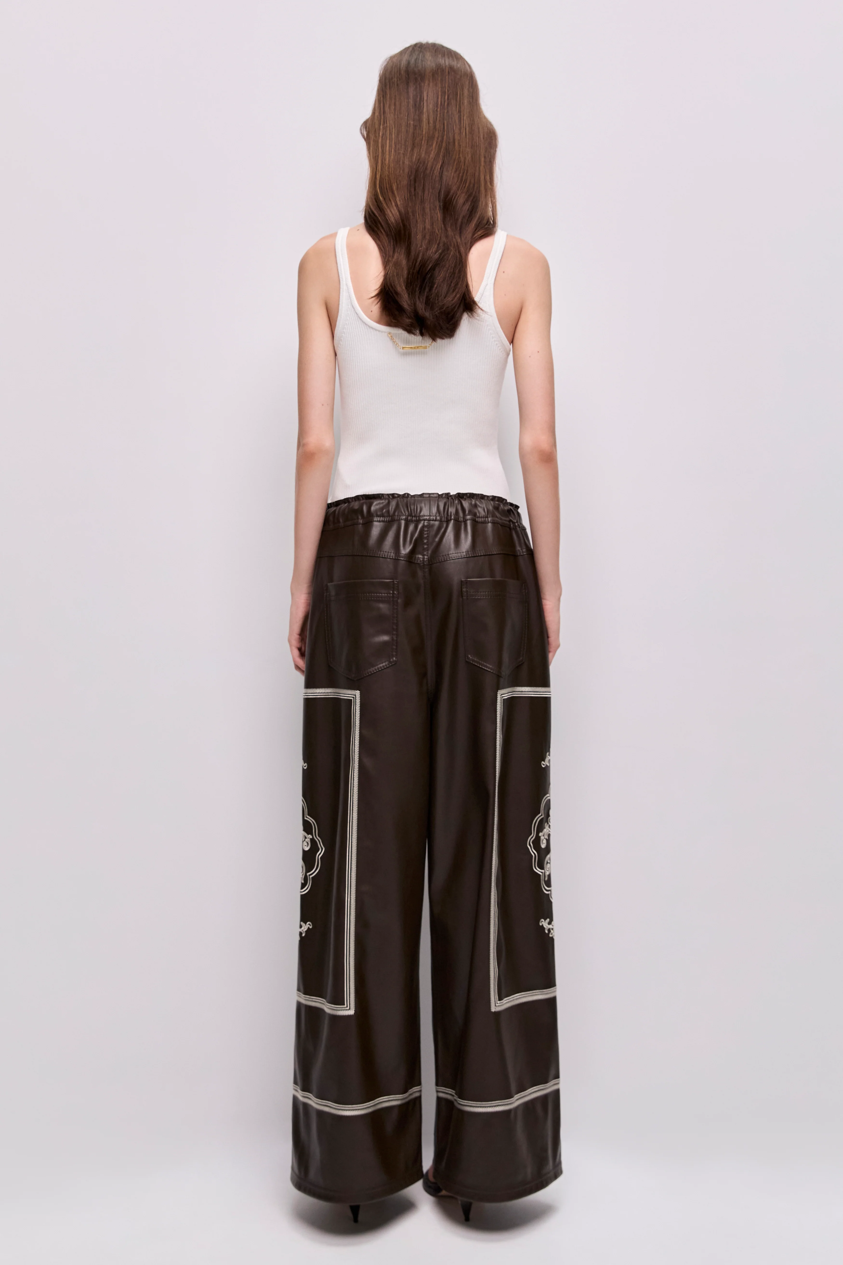 Lotus Vegan Leather Pant