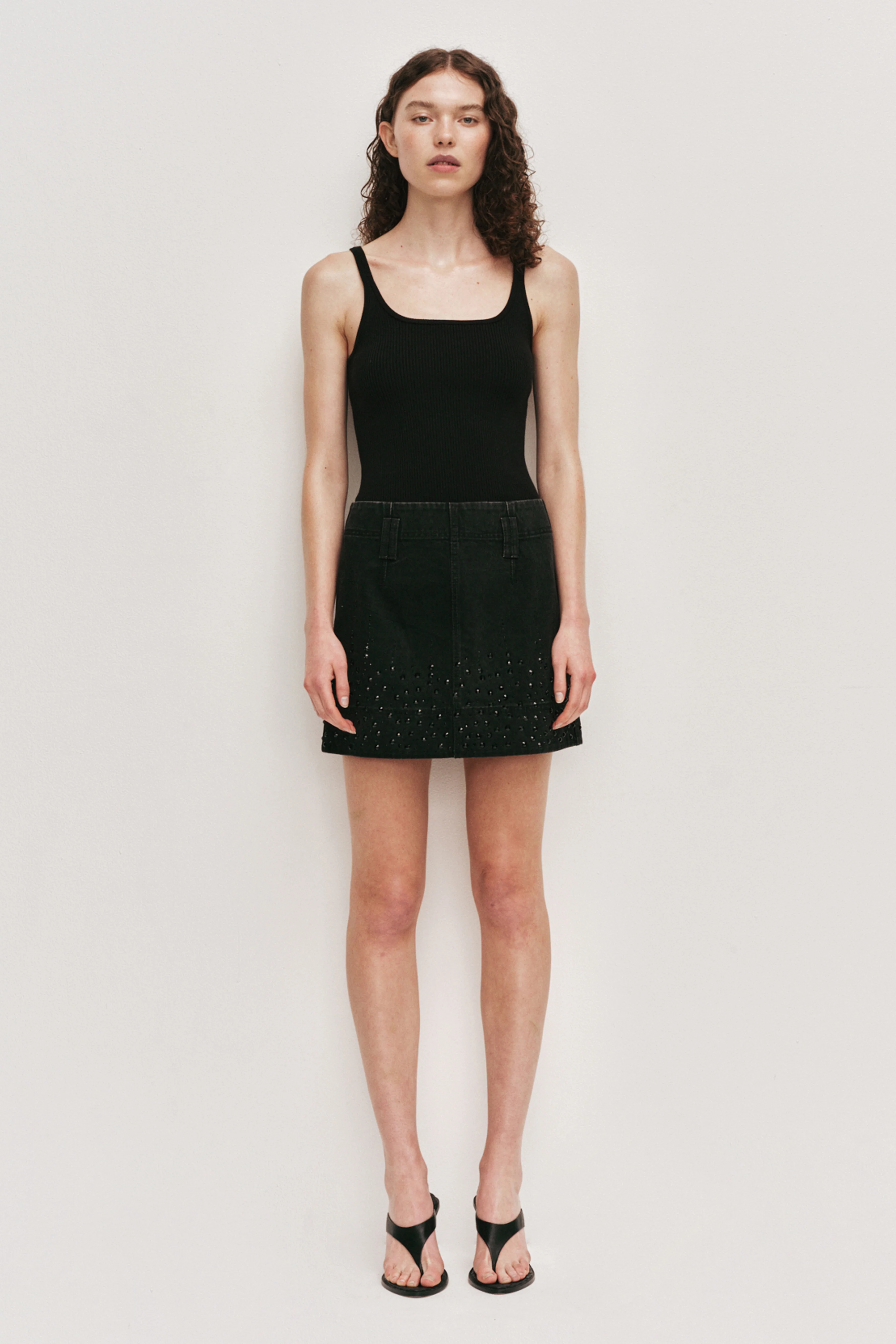 Vanaia Denim Mini Skirt