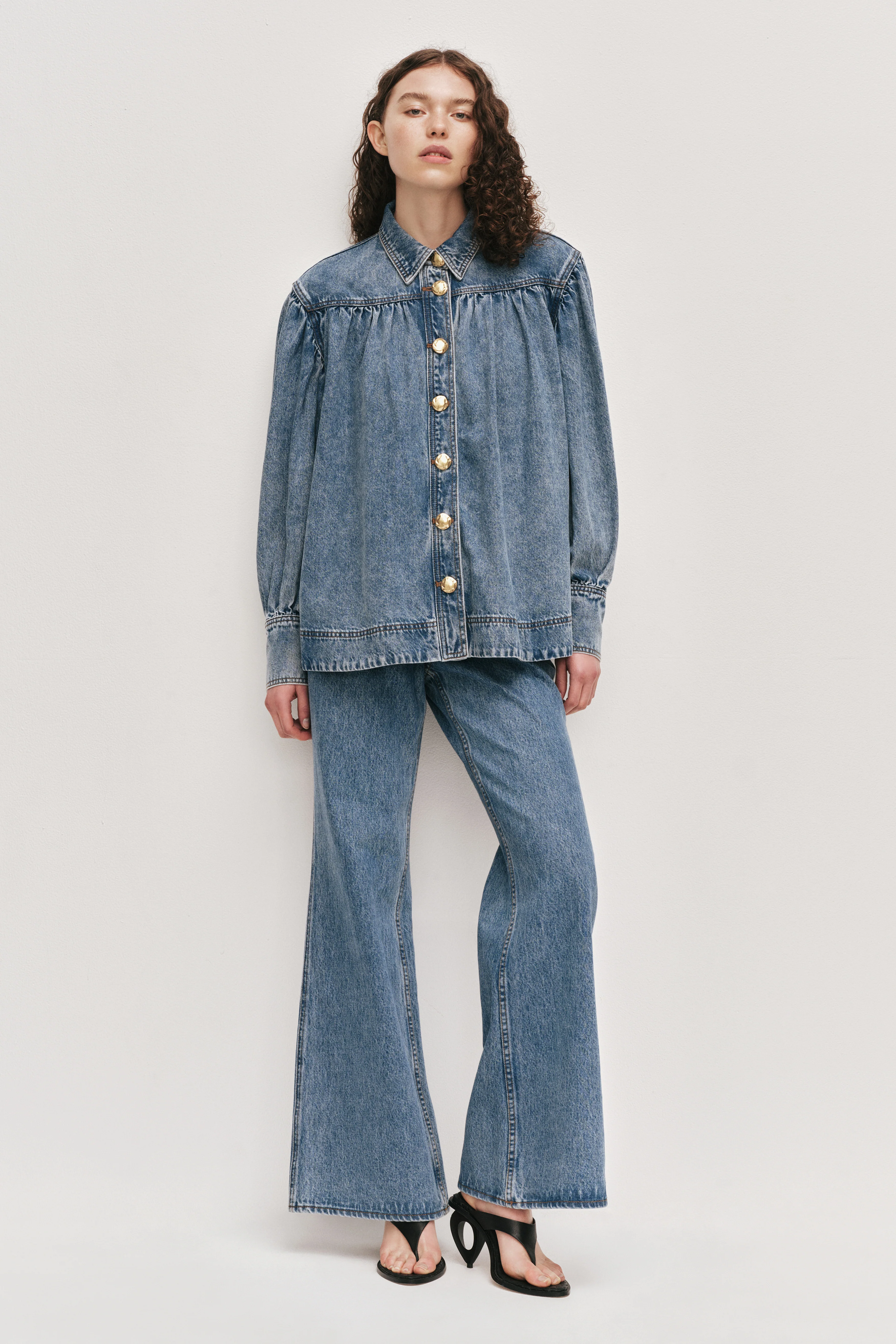 Lorraine Denim Blouse
