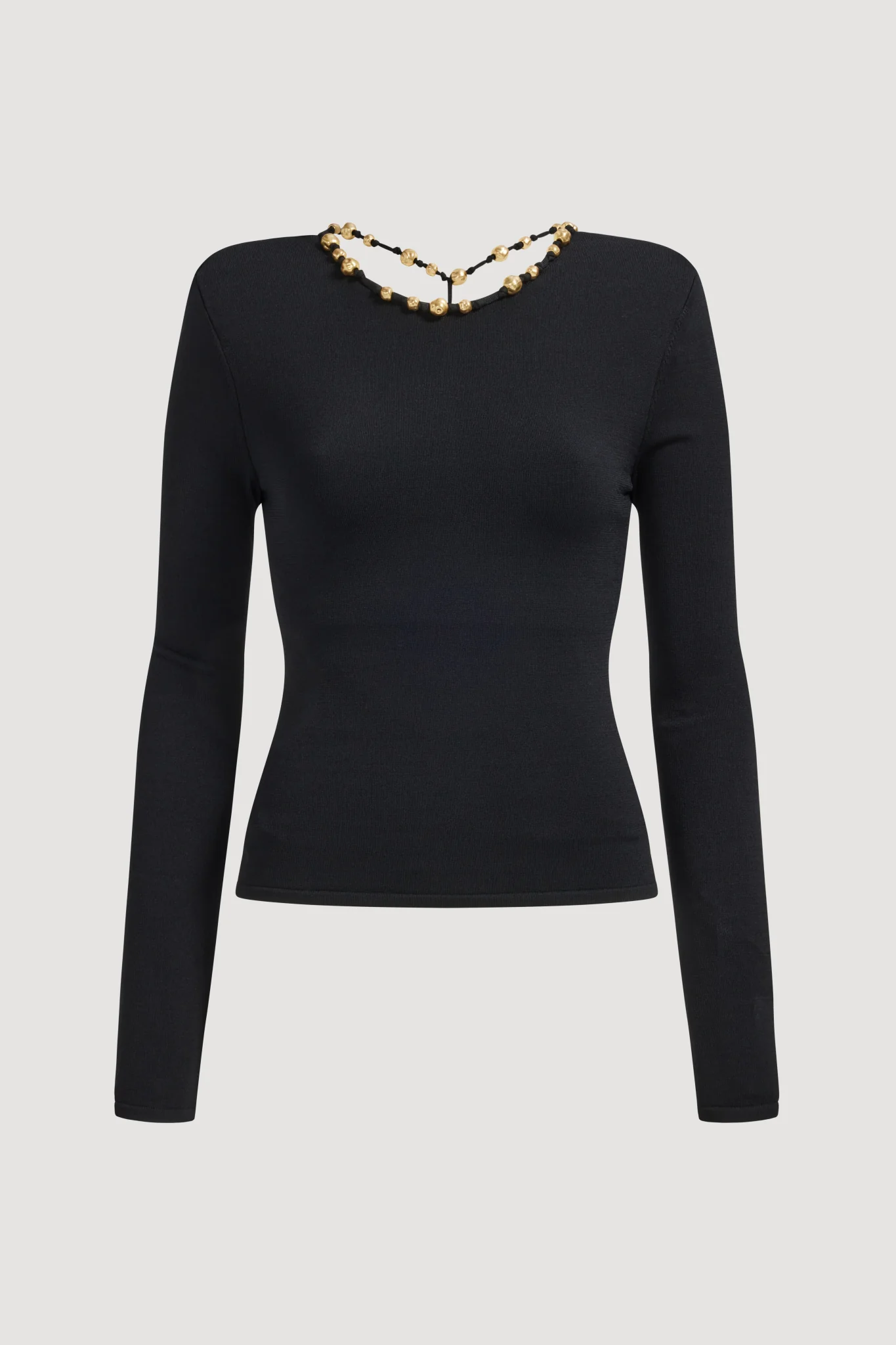 Baroque Hardware Knit Top