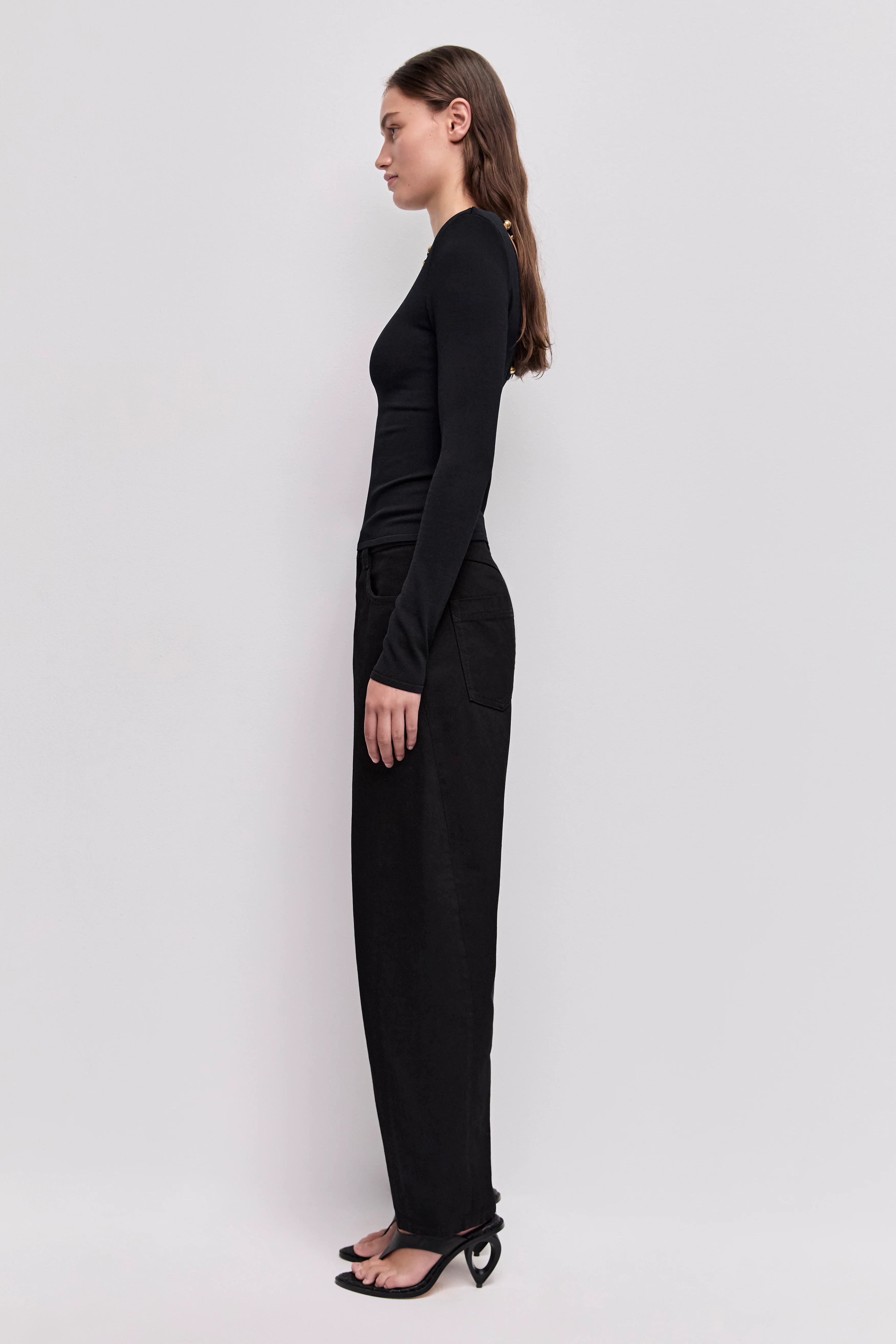 Baroque Hardware Knit Top