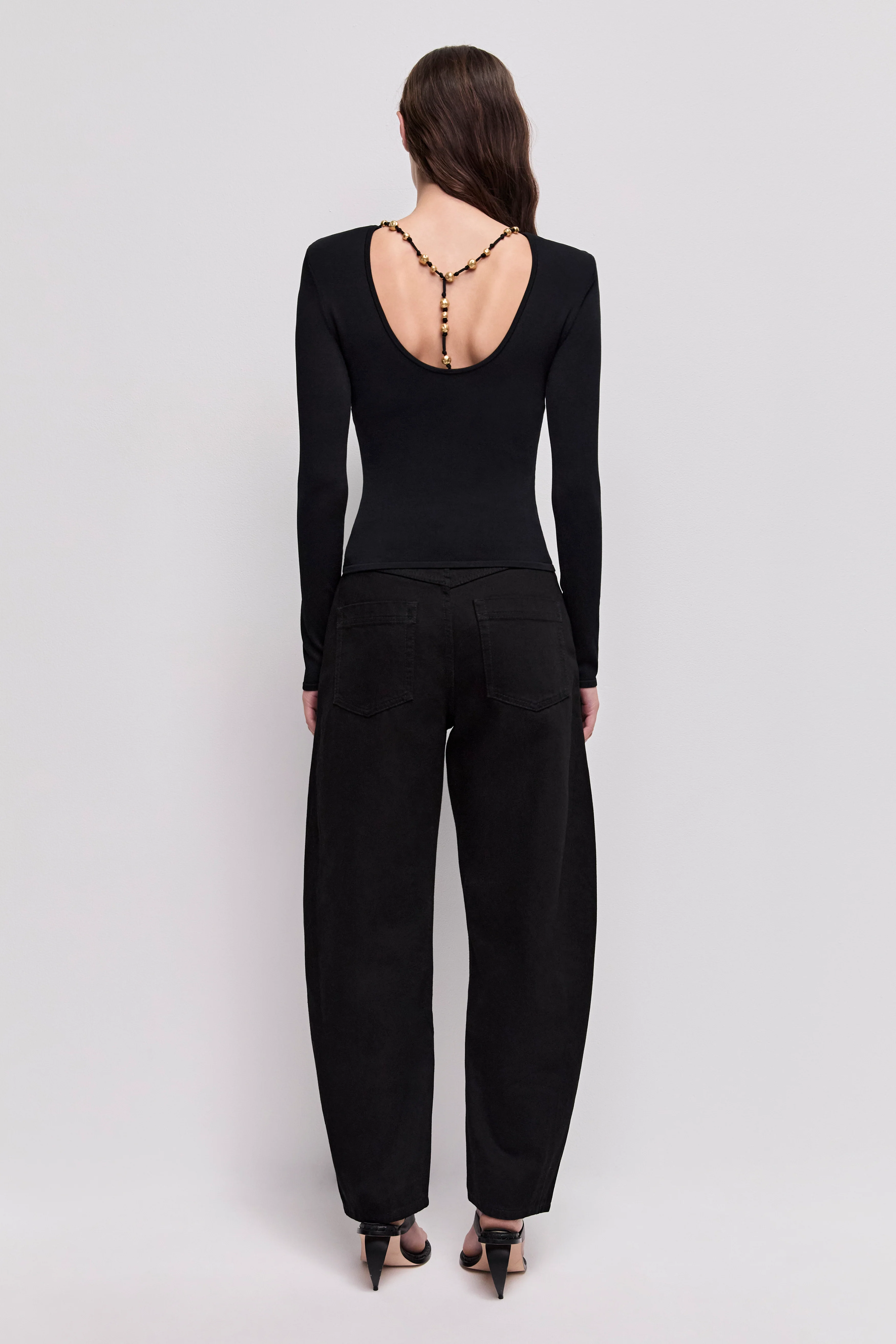 Baroque Hardware Knit Top