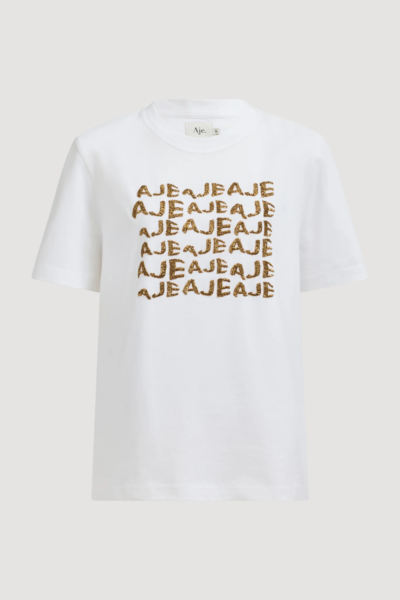 Alive Embellished Logo Tee