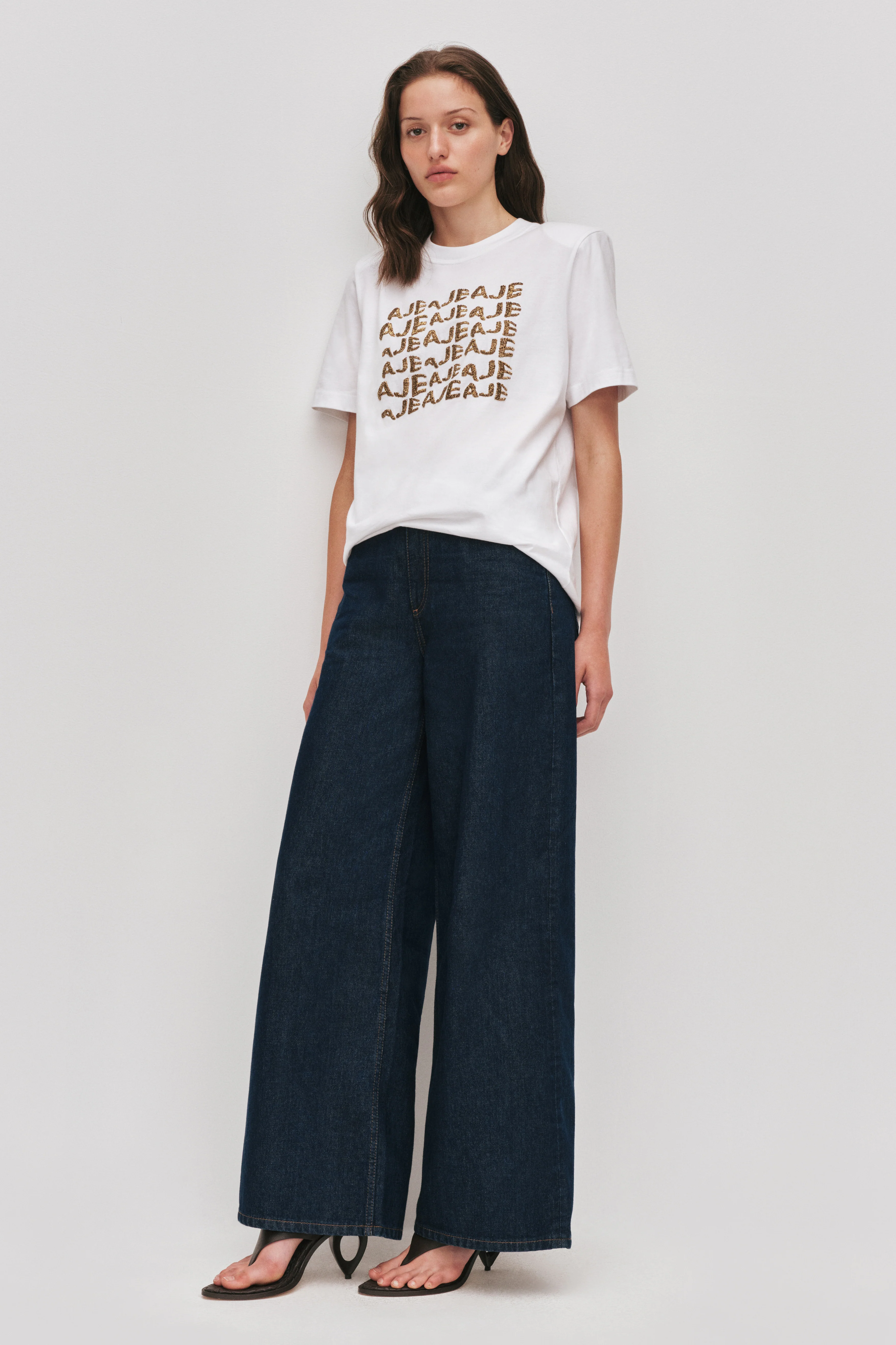 Alive Embellished Logo Tee
