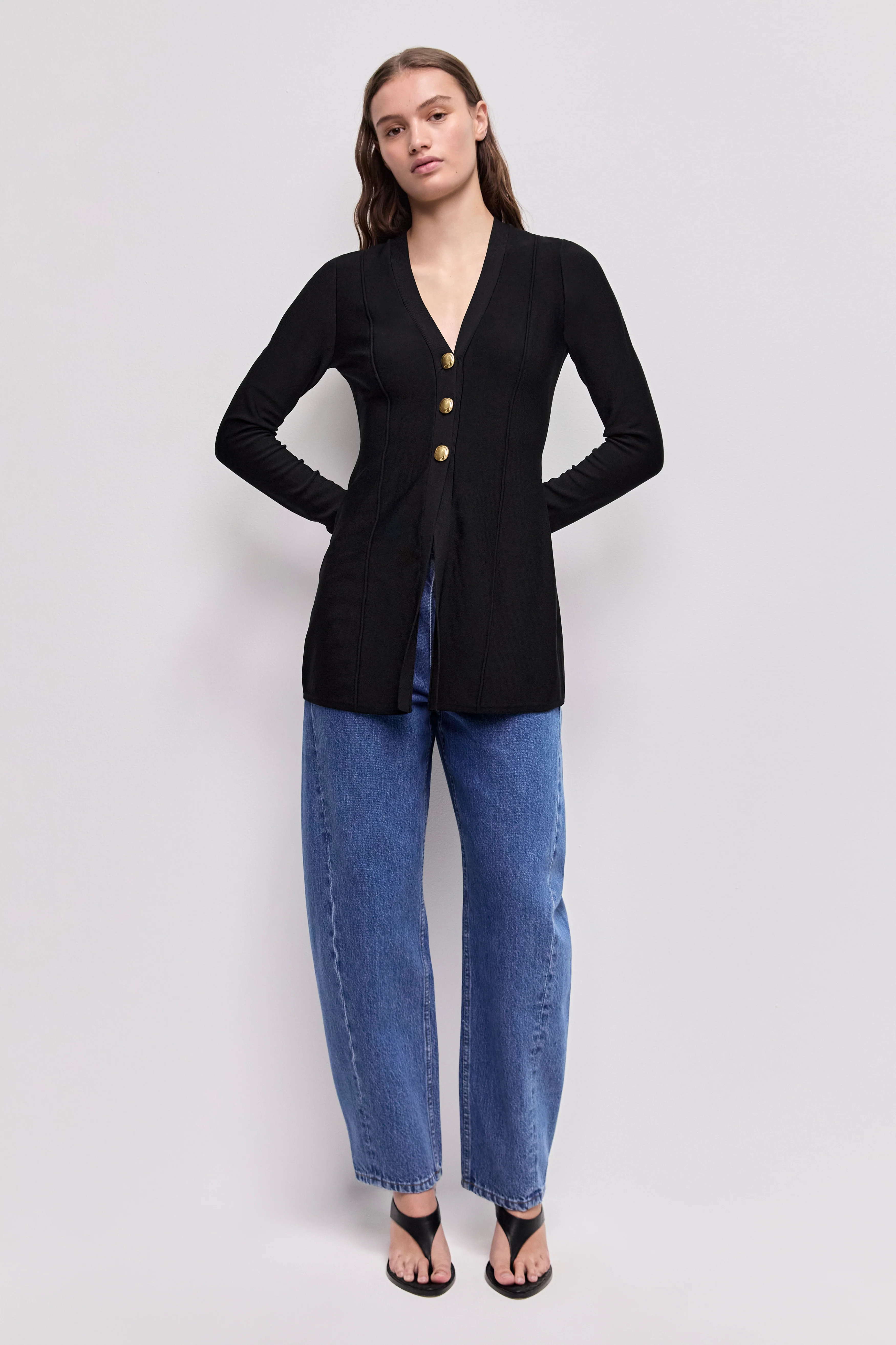 Sara Longline Cardigan