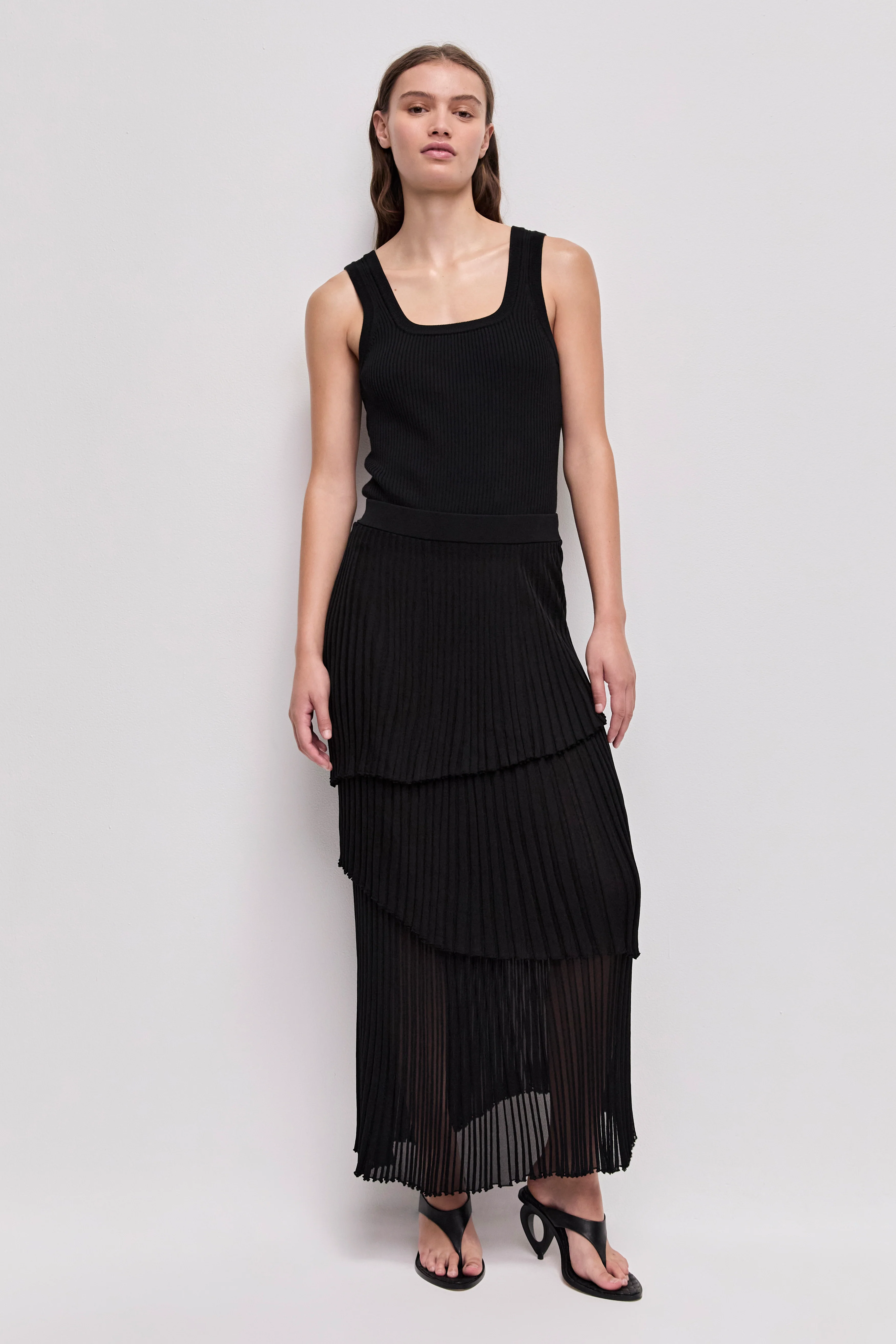 Carmine Knit Midi Skirt