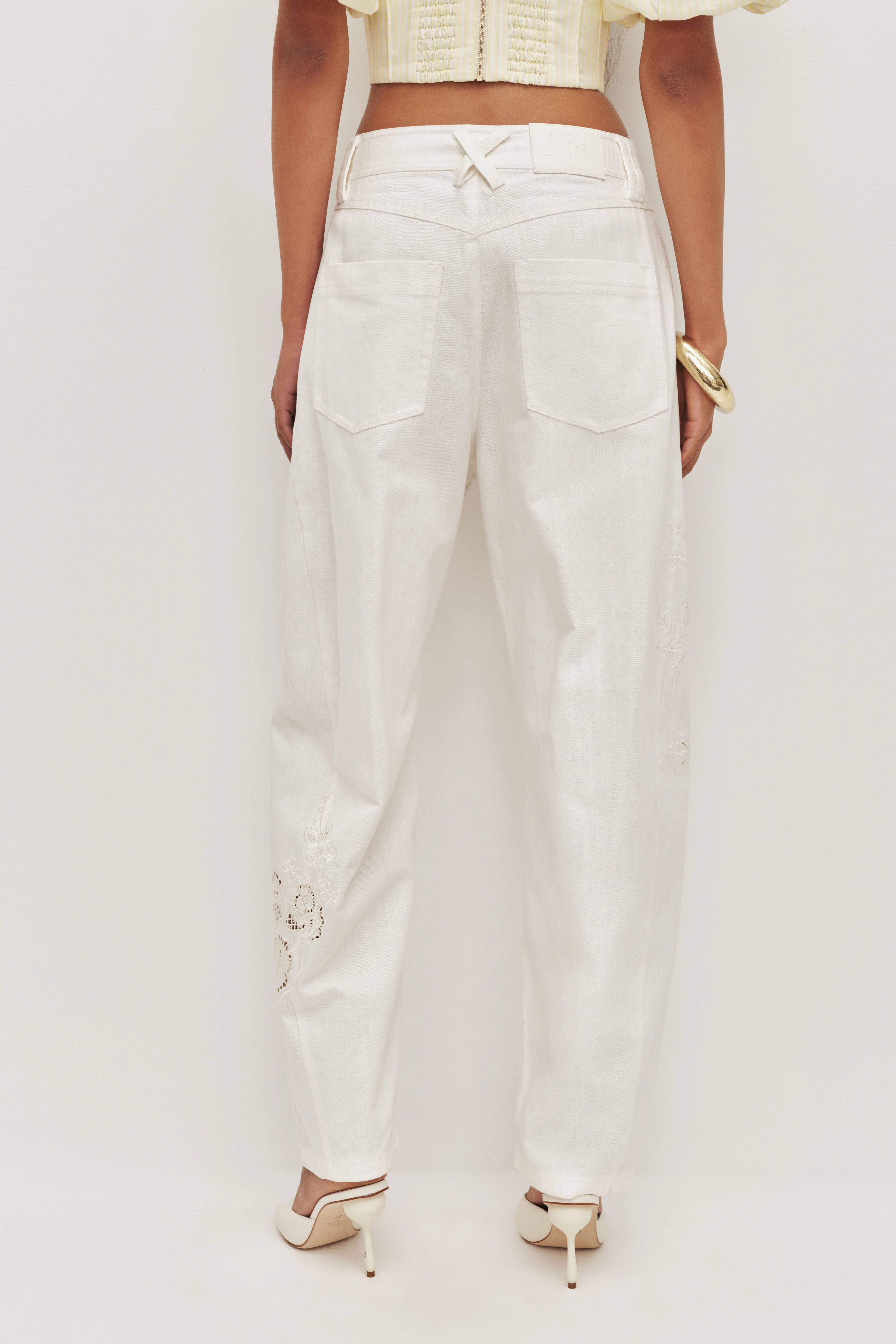 Halo Embroidered Pant
