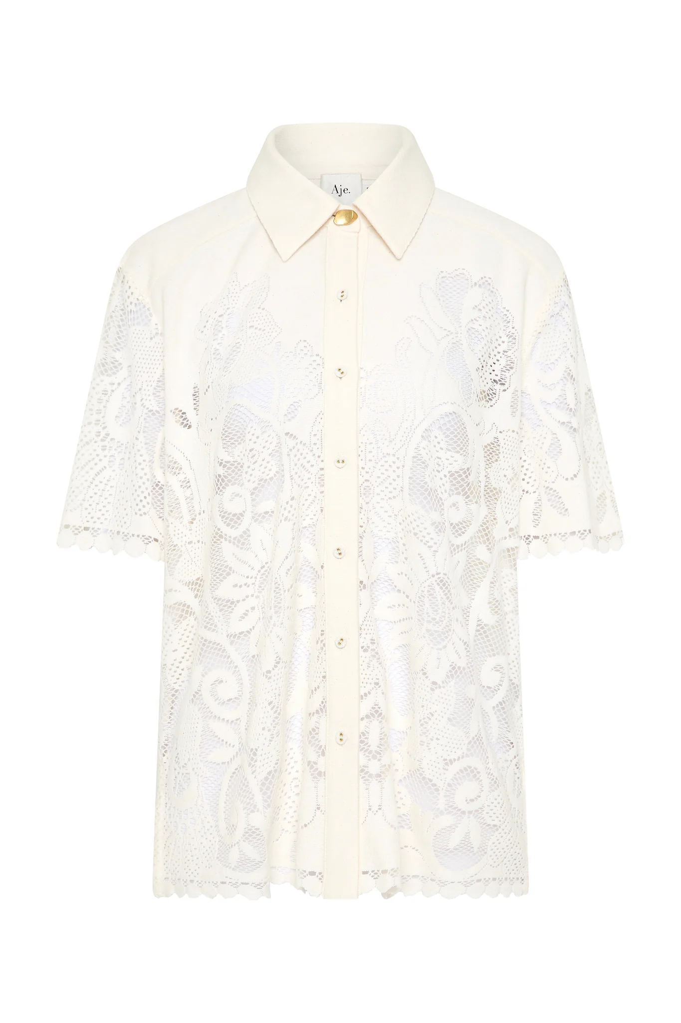 Muses Lace Oversize Shirt
