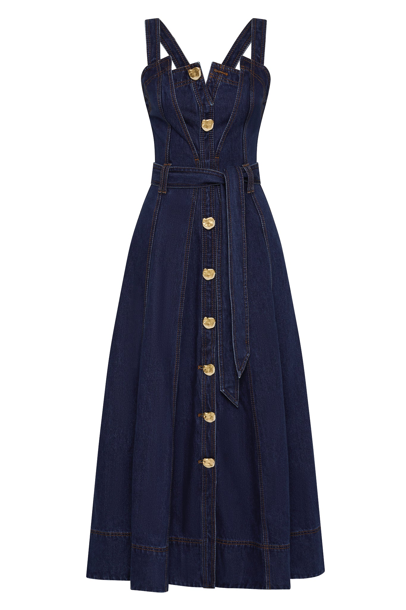 Gianna Denim Midi Dress