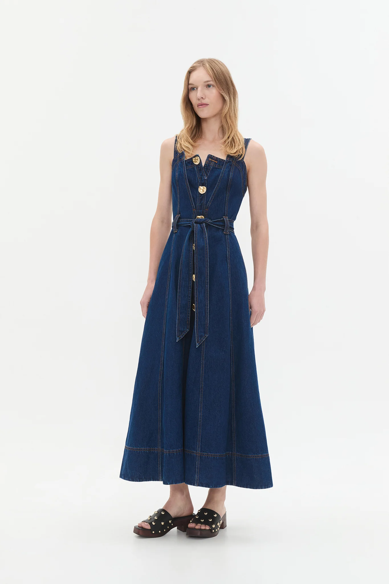 Gianna Denim Midi Dress