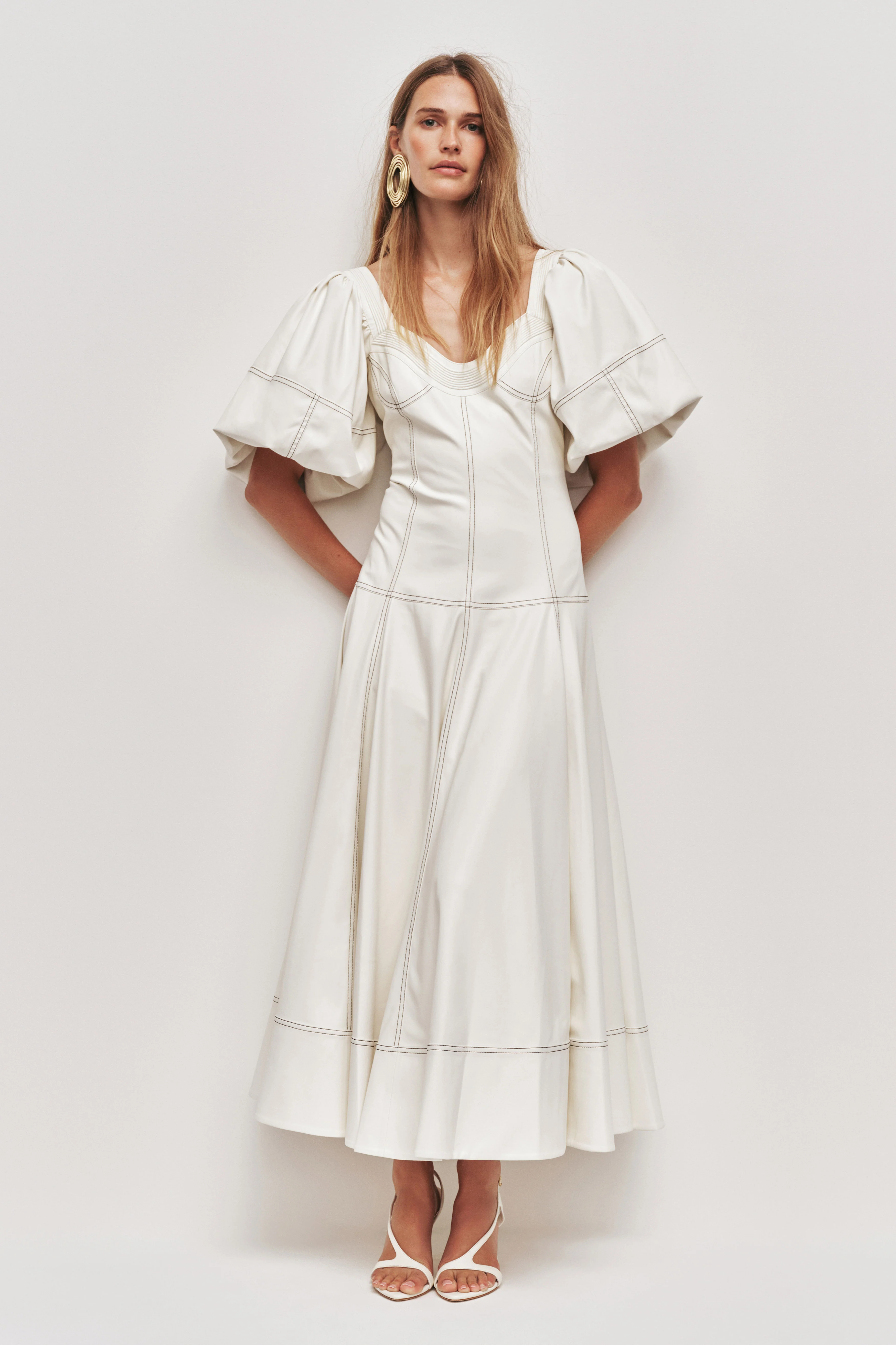 Ether Puff Sleeve Maxi Dress