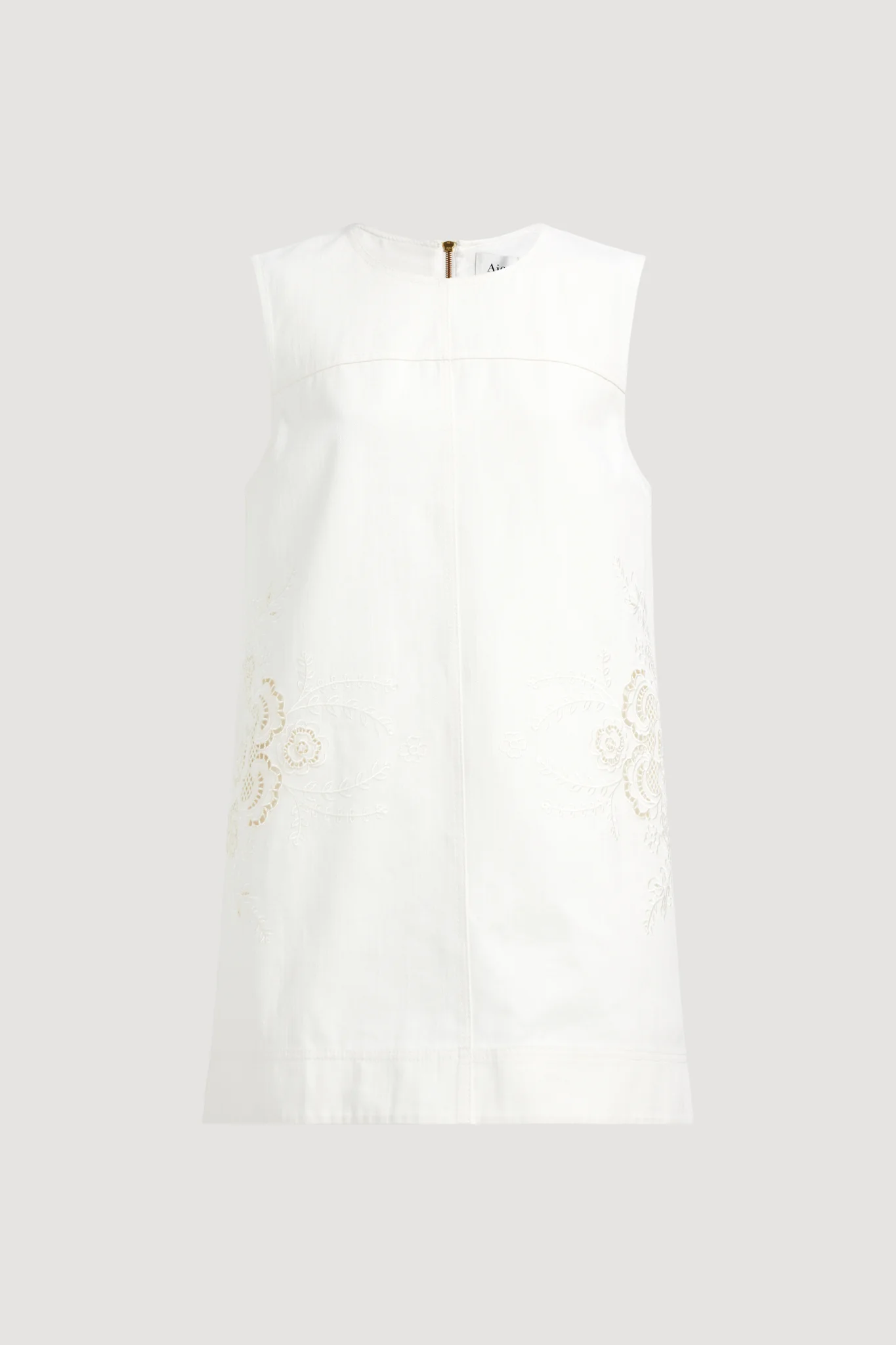 Halo Embroidered Mini Dress