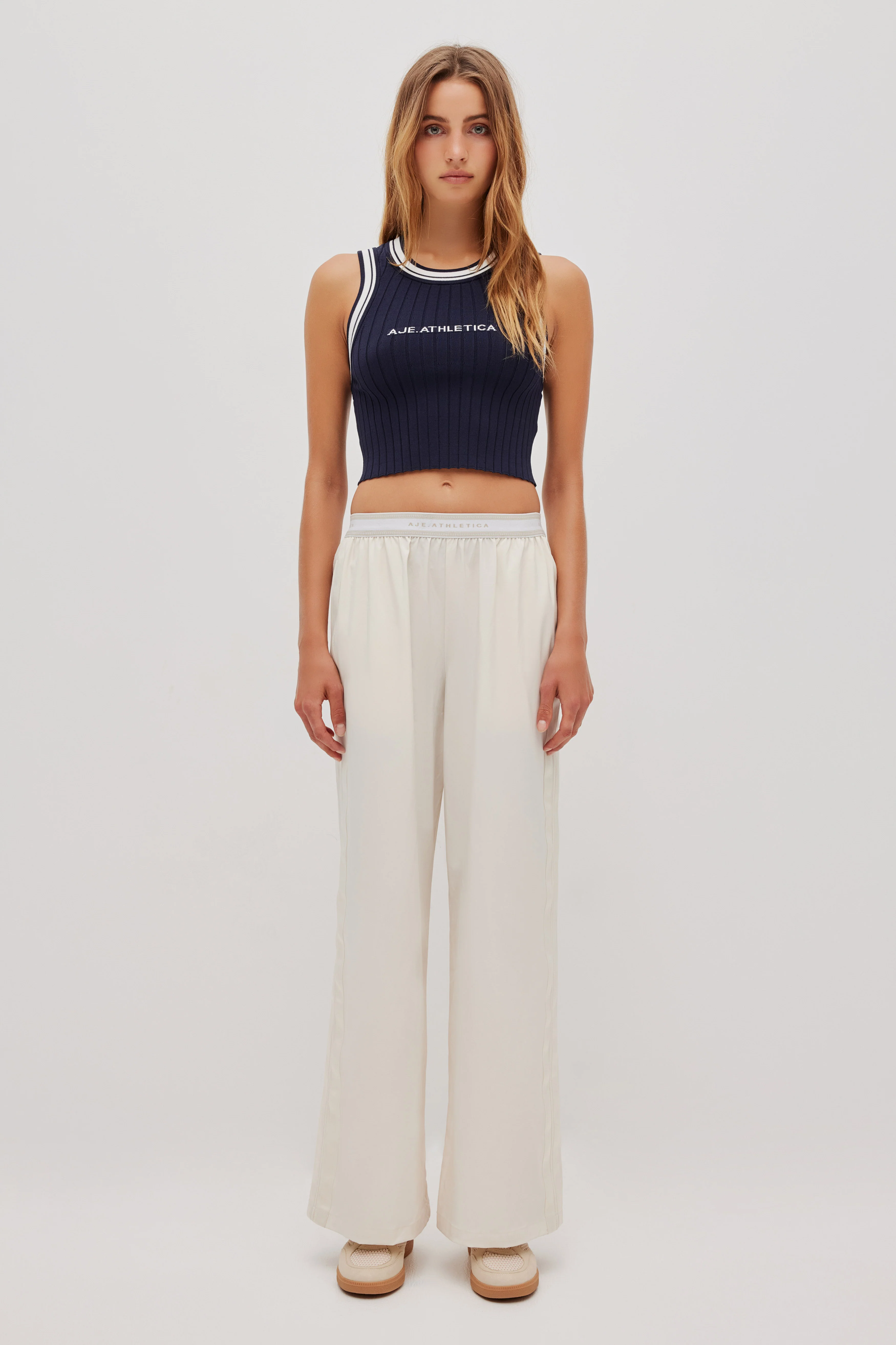 Contrast Rib Knit Tank 135