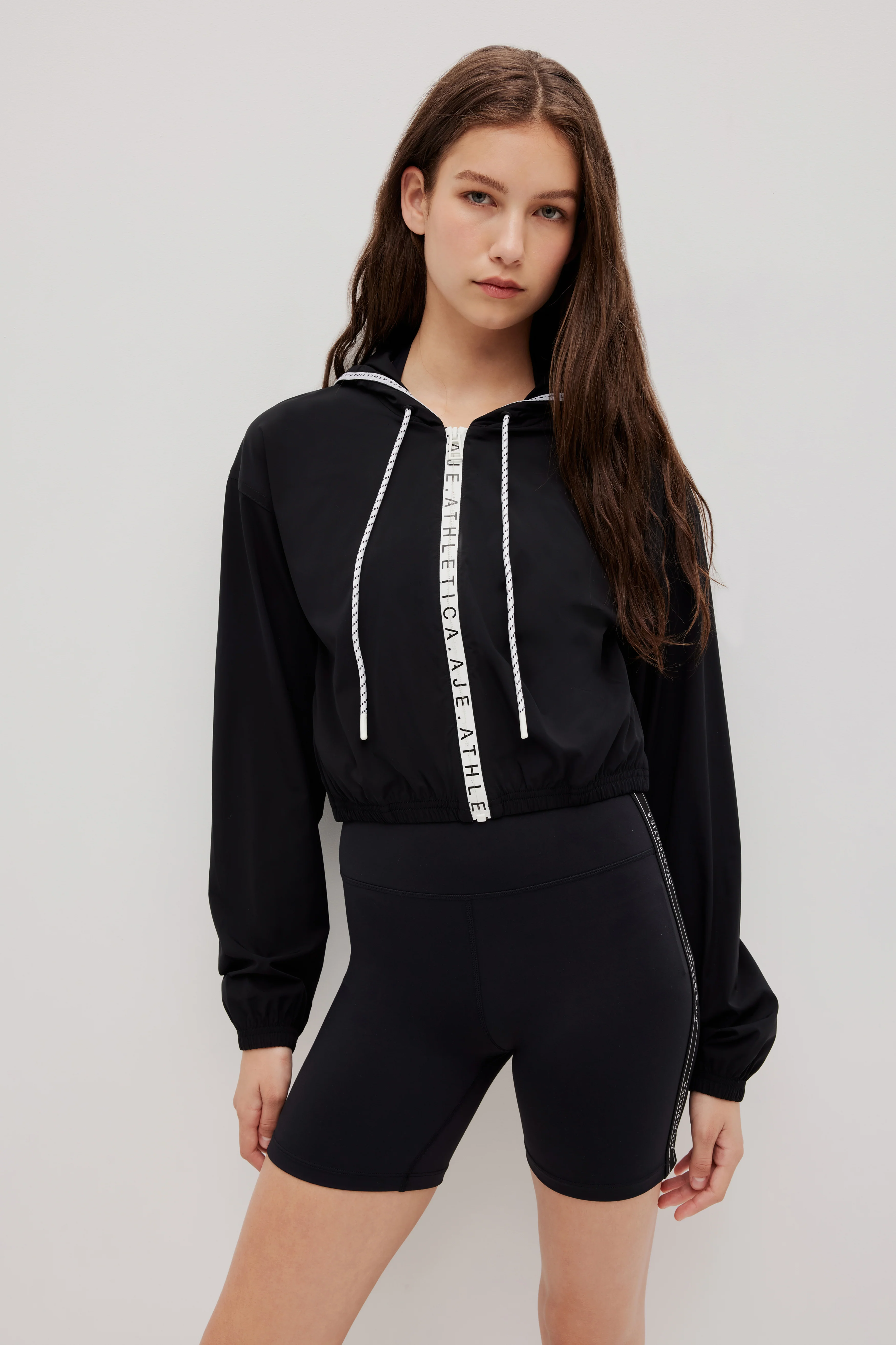 Crop Hood Spray Jacket 716