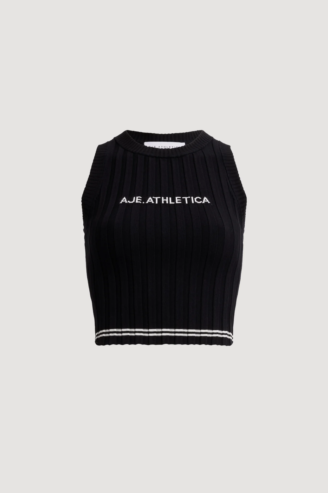 Crop Knit Logo Tank 135