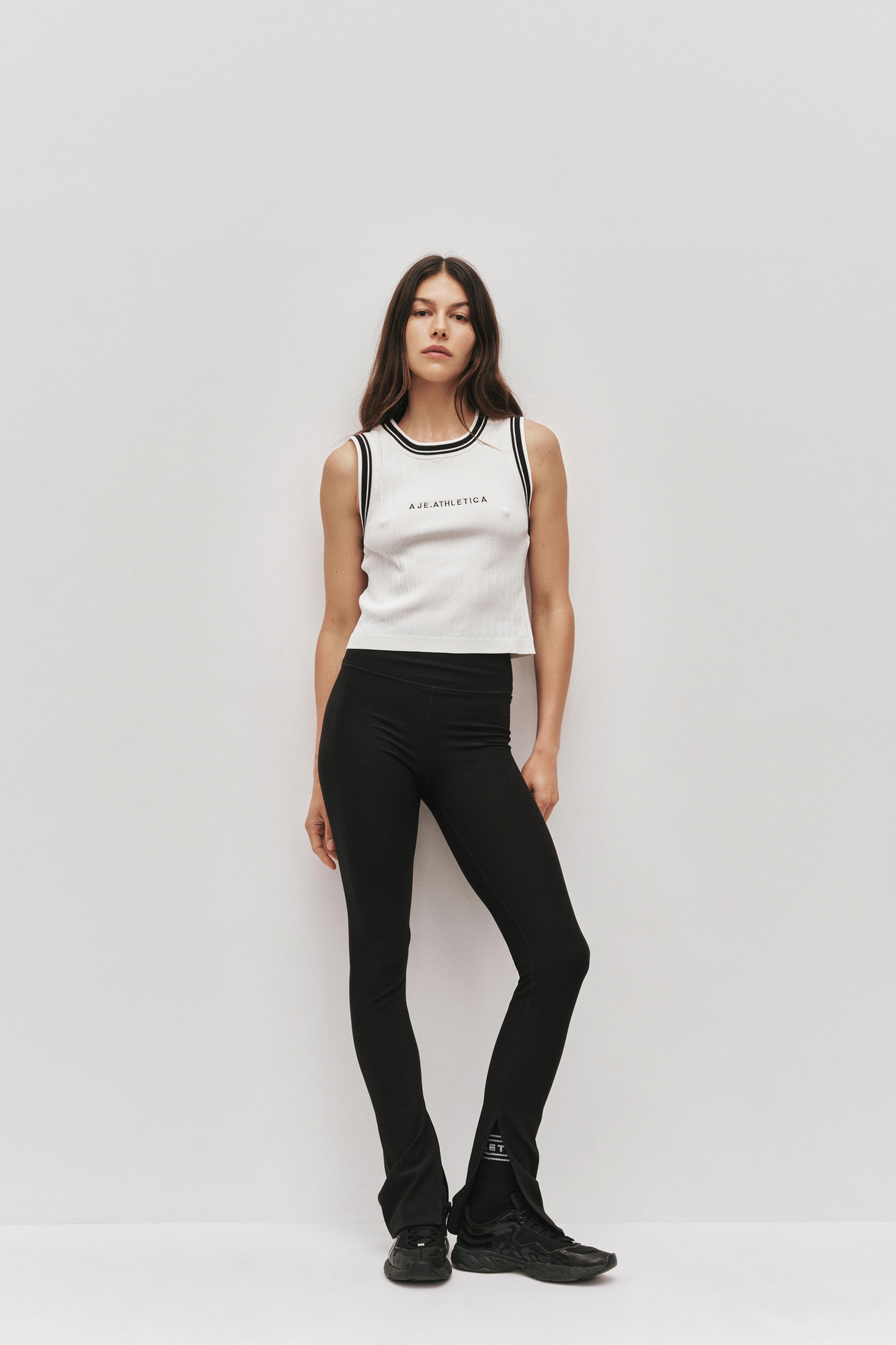 Contrast Rib Knit Tank 135