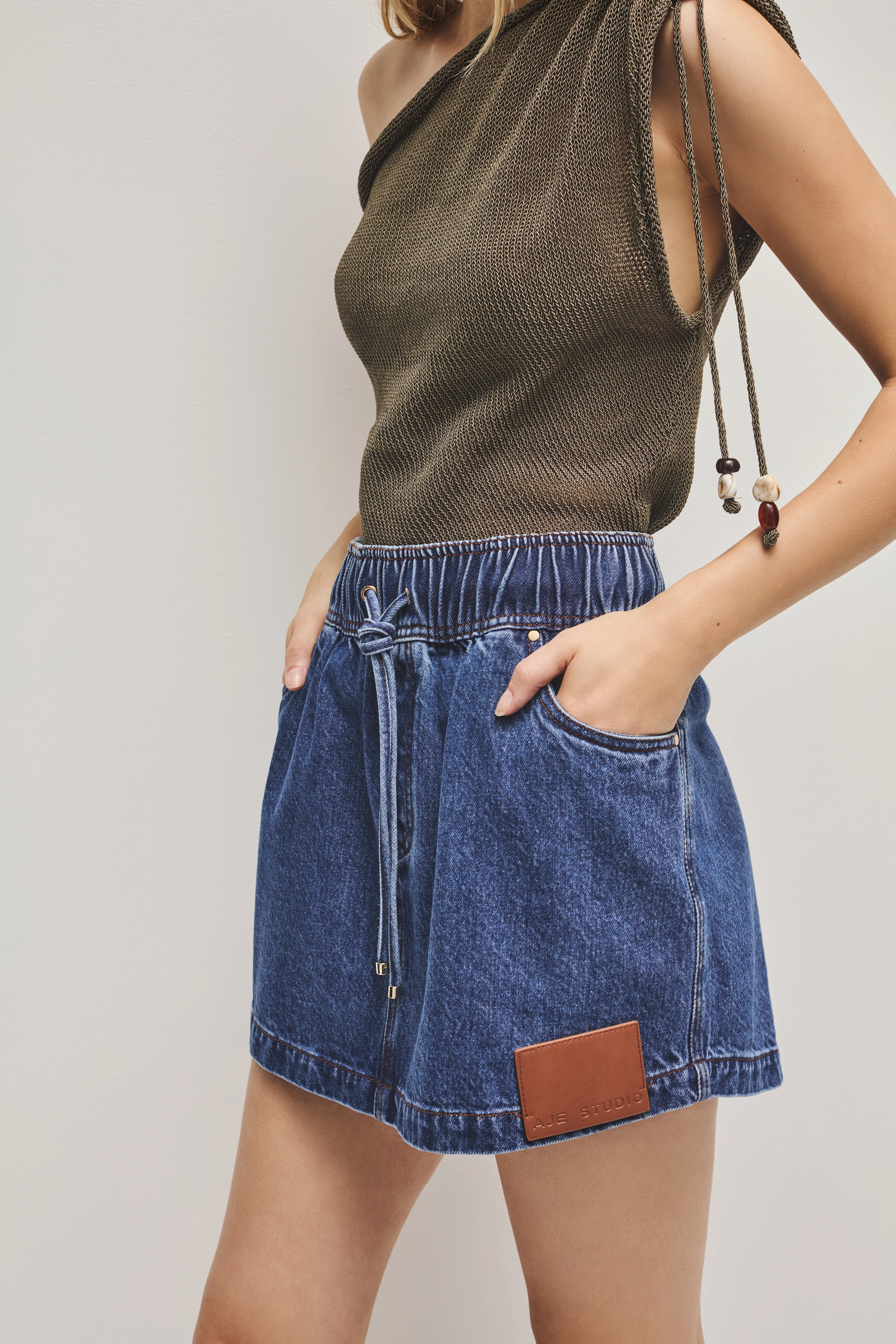 Flynn Denim Mini Skirt