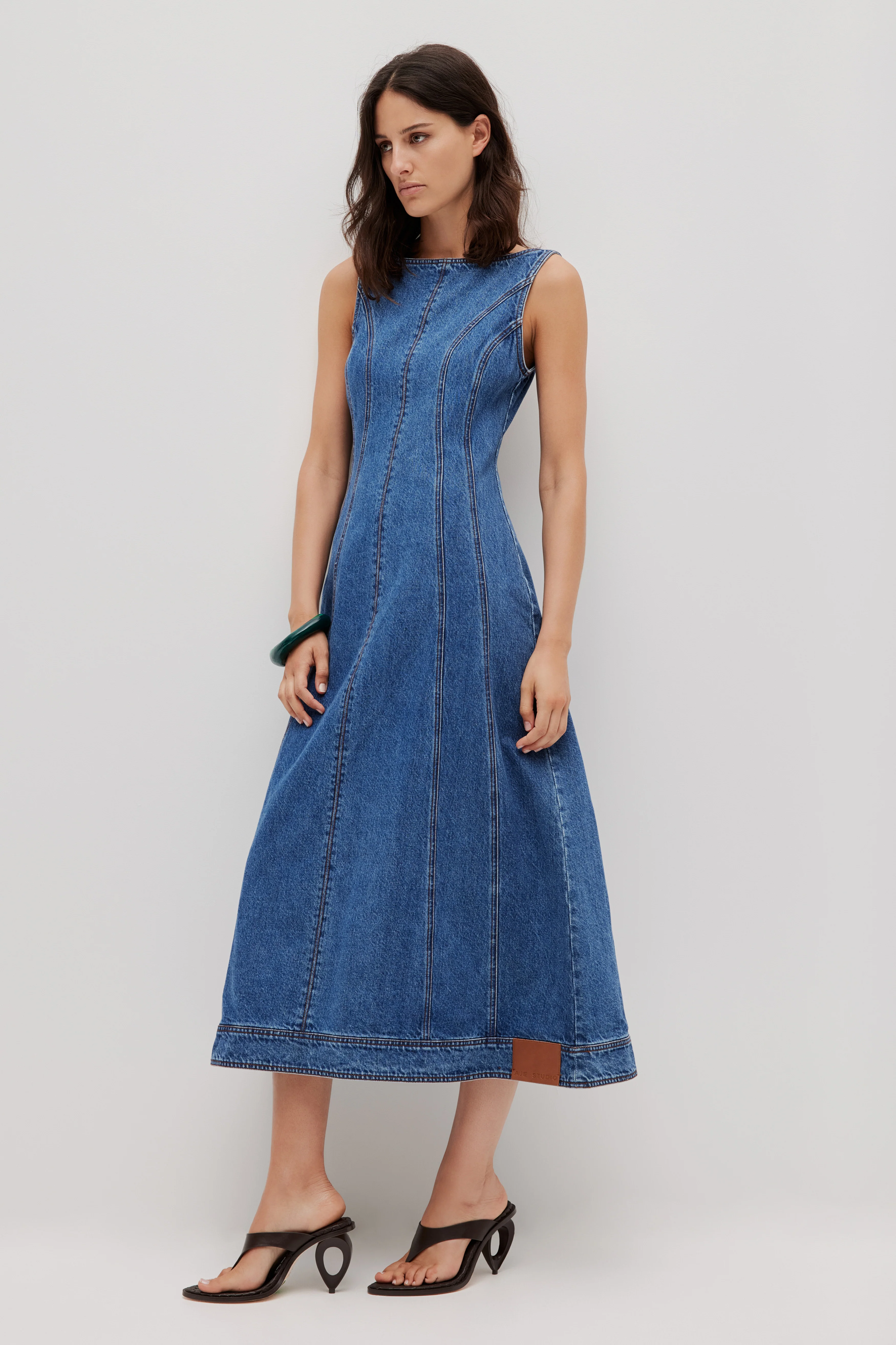 Zella Denim Midi Dress