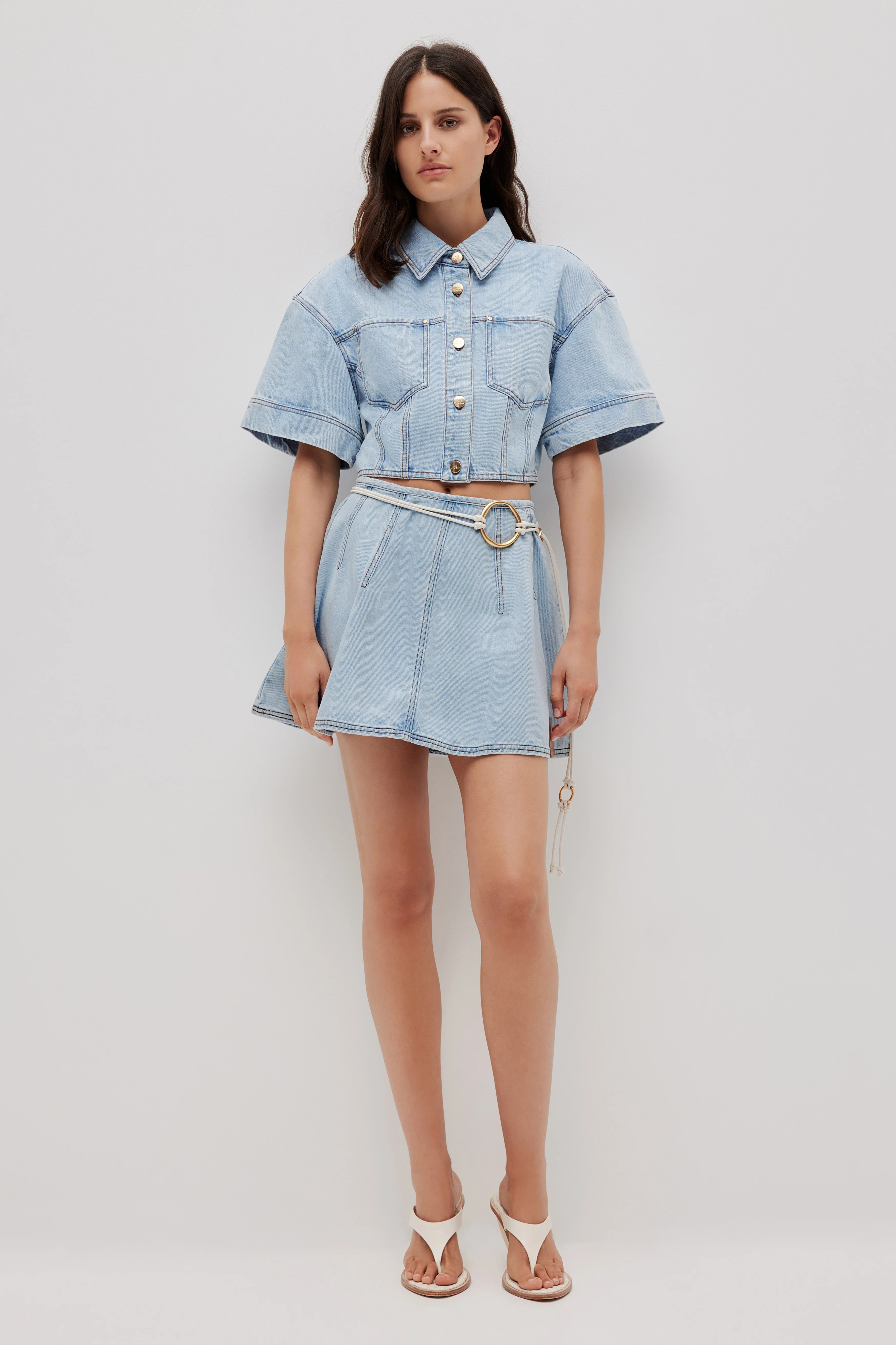 Zella Denim Mini Skirt