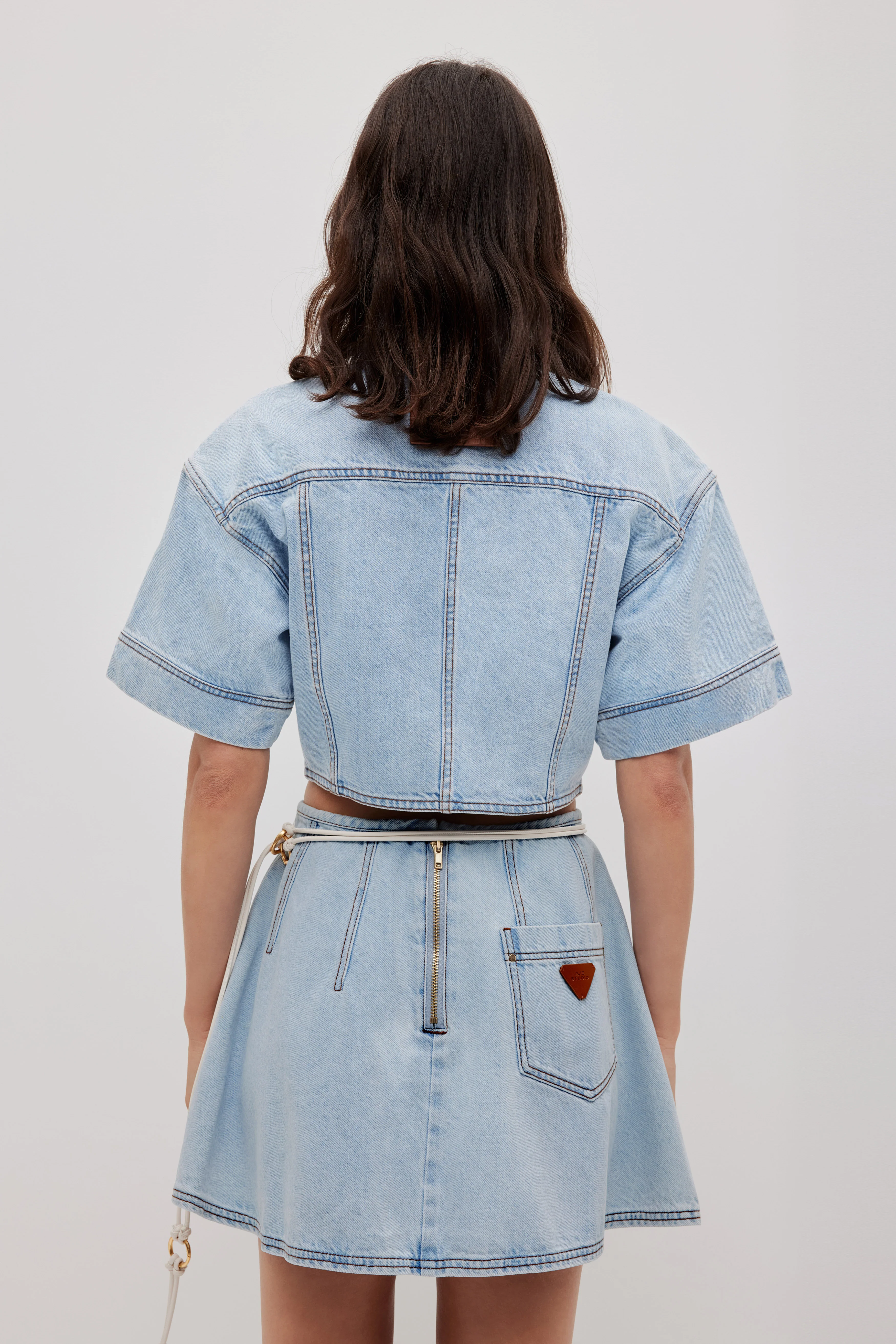 Zella Denim Mini Skirt