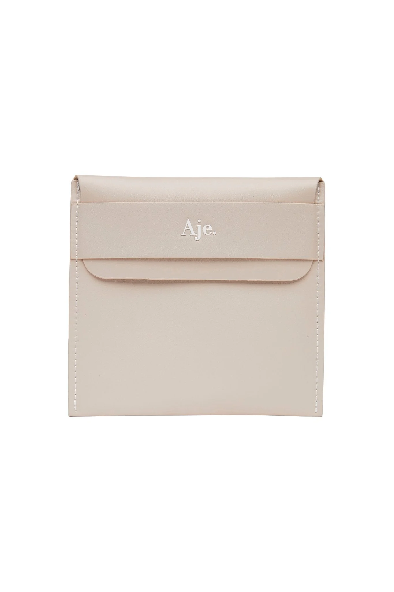Aje Logo Circle Drop Chain Earring