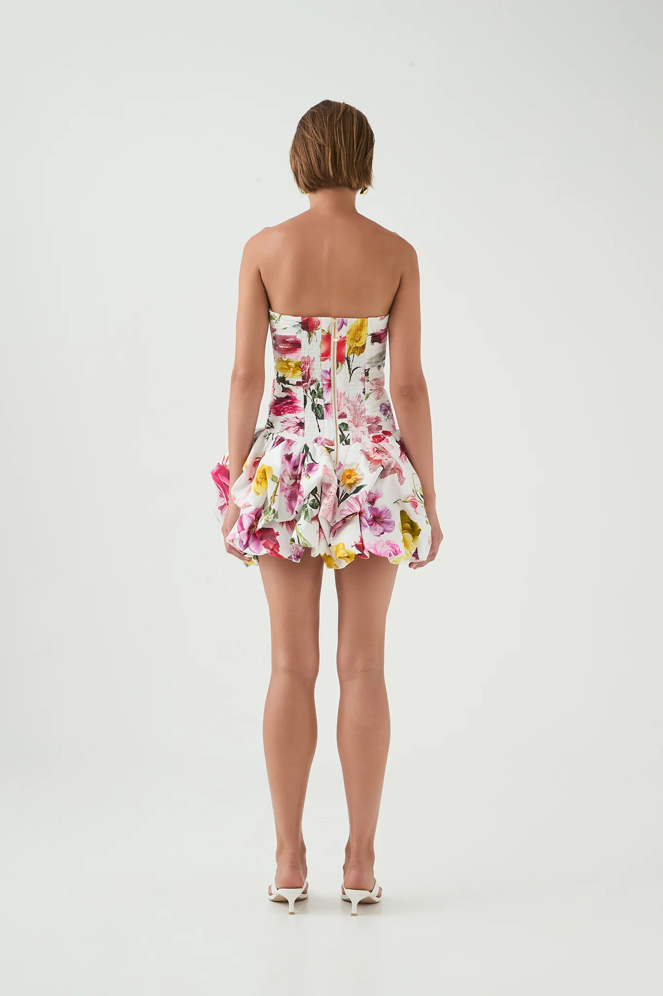 Violette Bubble Hem Mini Dress