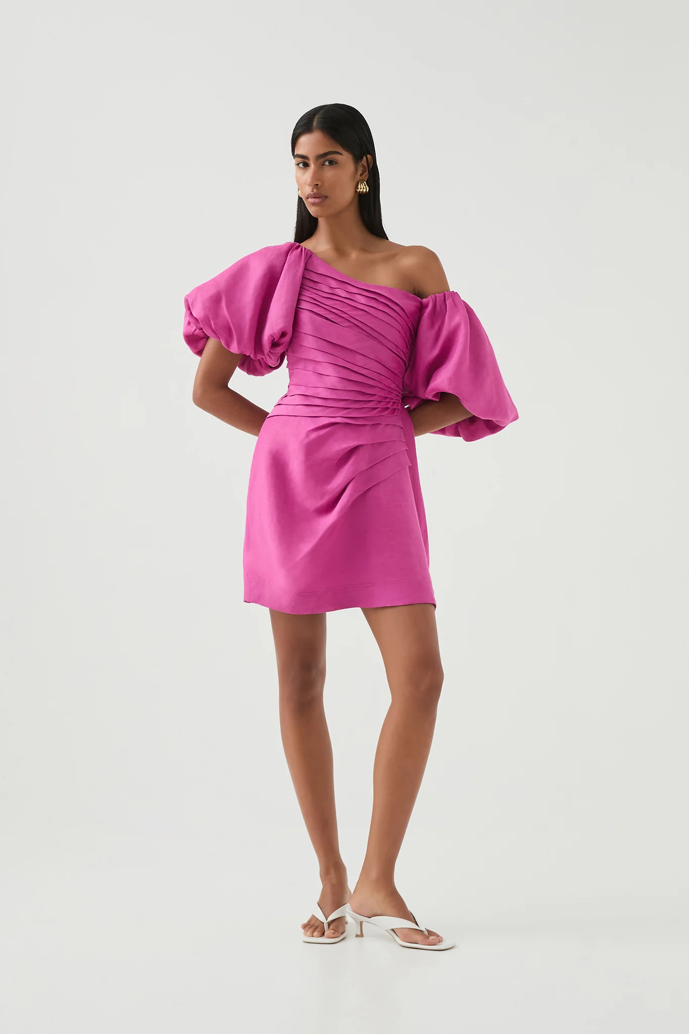 Cadence Ruched Mini Dress