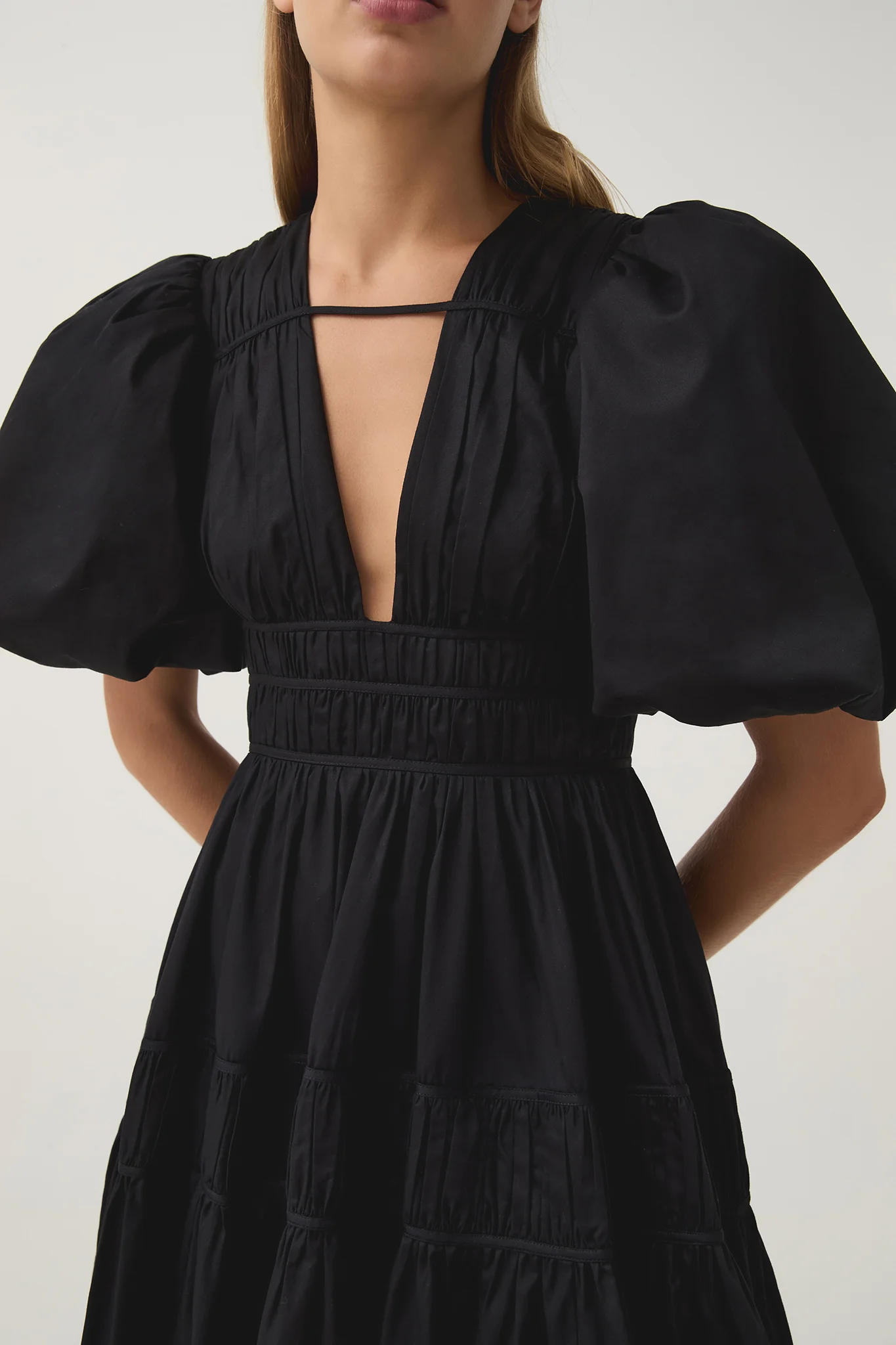 Fallingwater Ruched Midi Dress