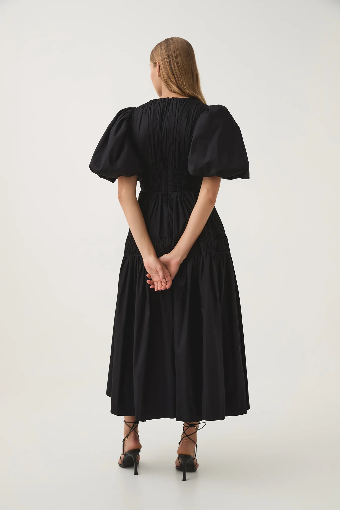 Fallingwater Ruched Midi Dress