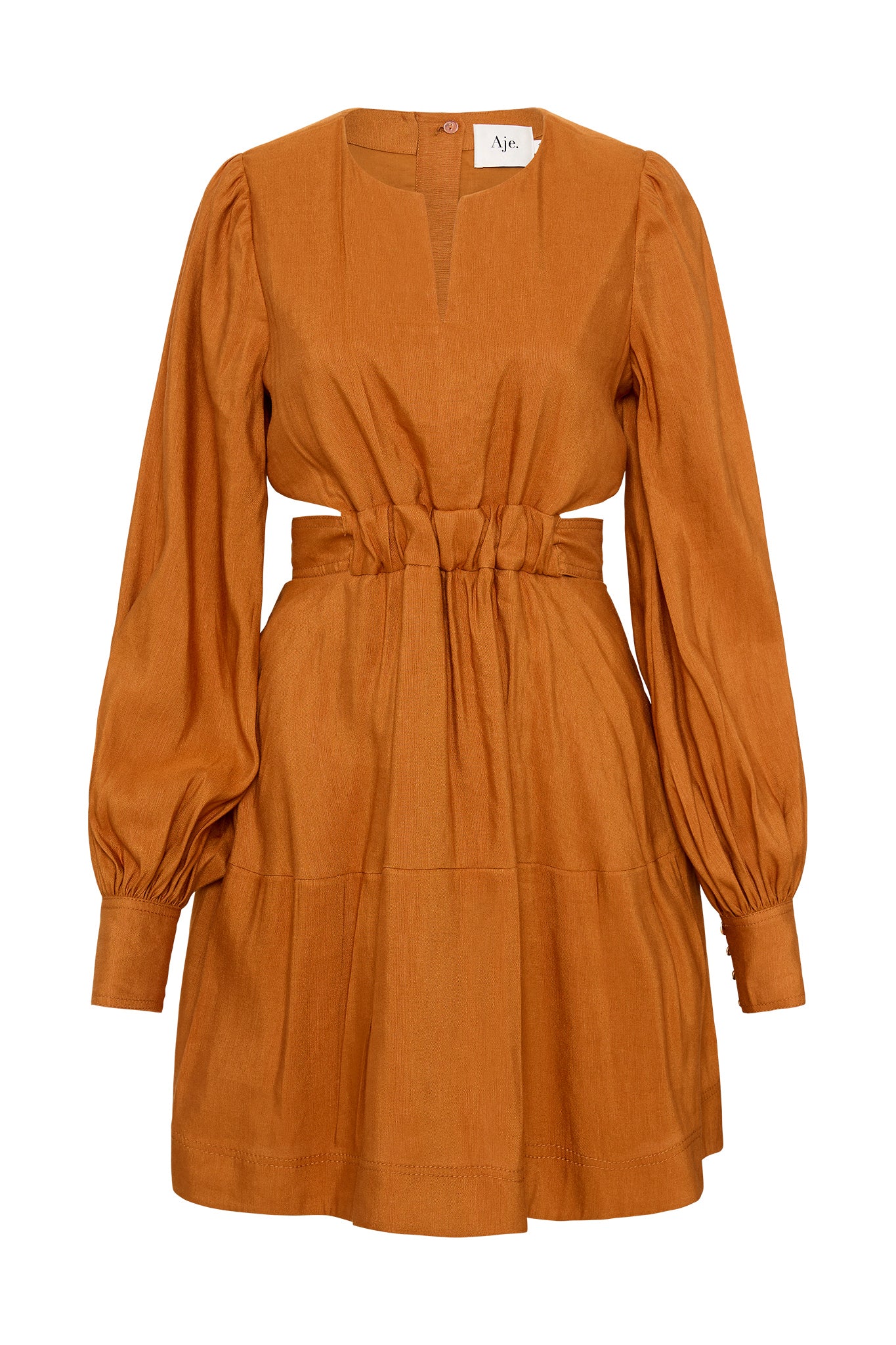Spectral V-Neck Mini Dress