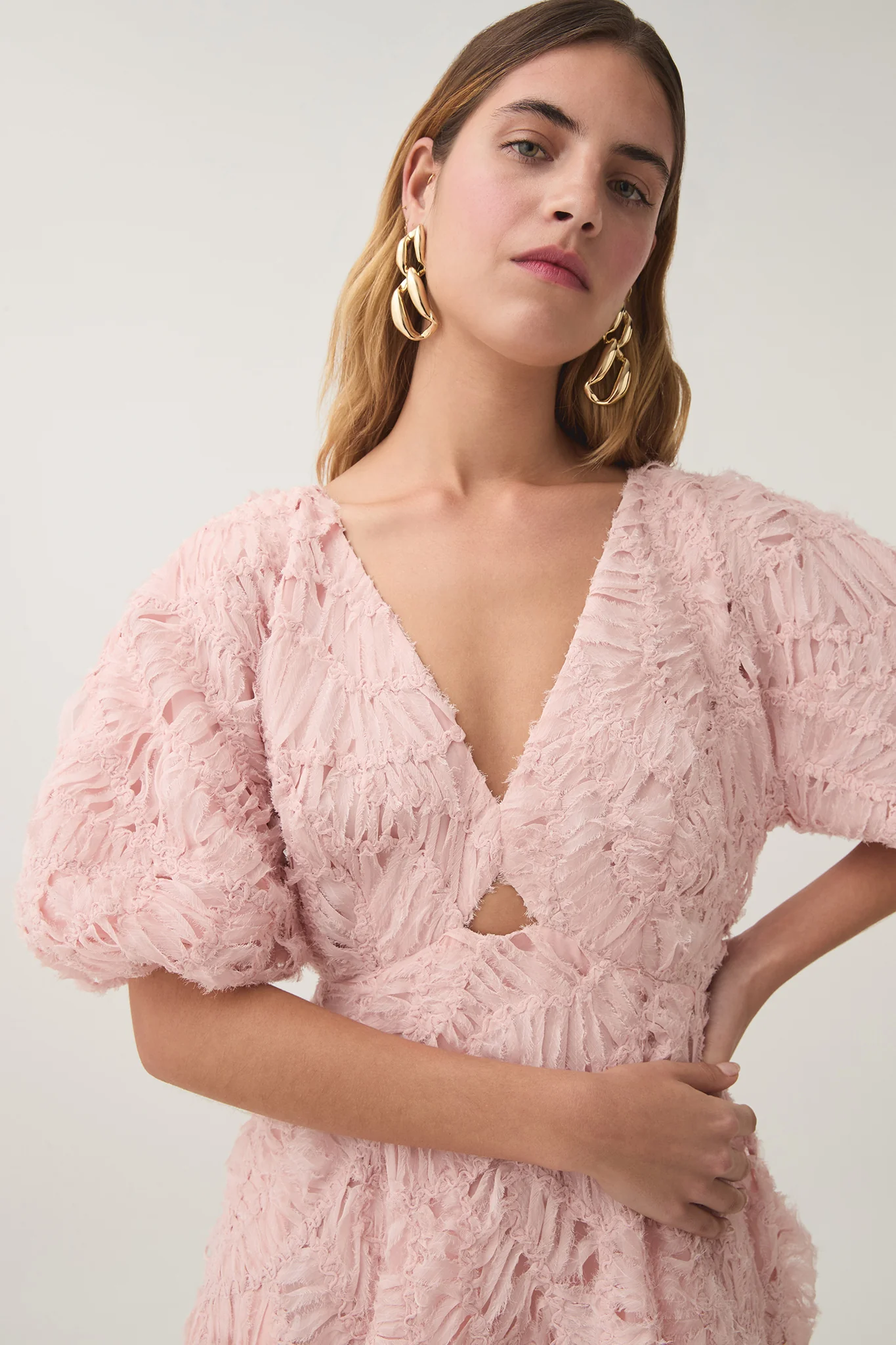 Florential Text Midi Dress