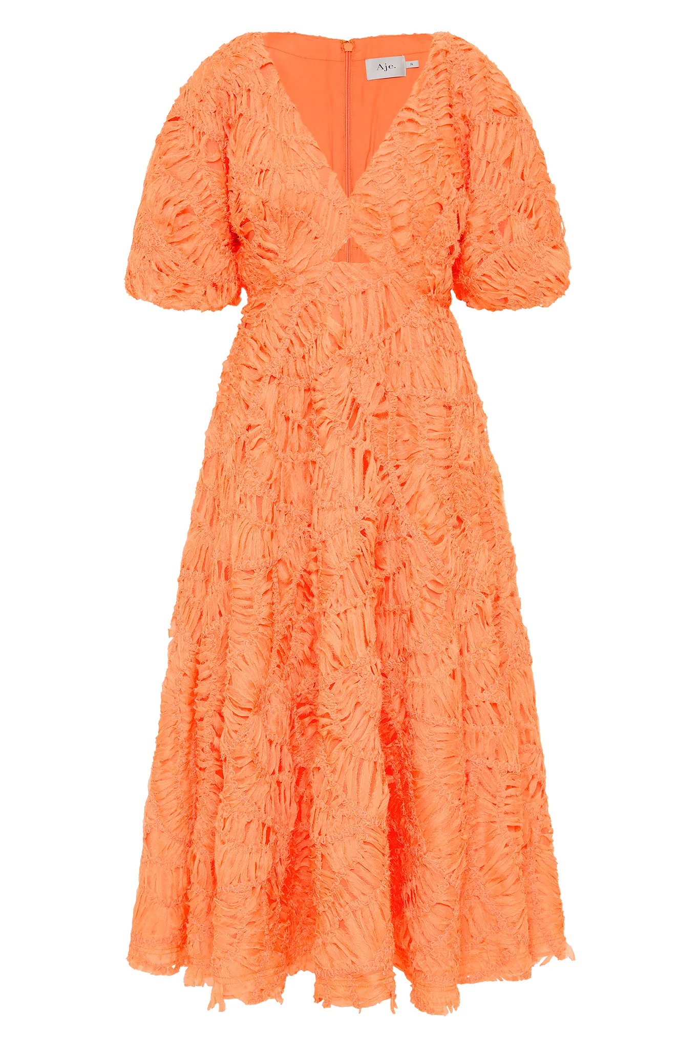 Florential Text Midi Dress