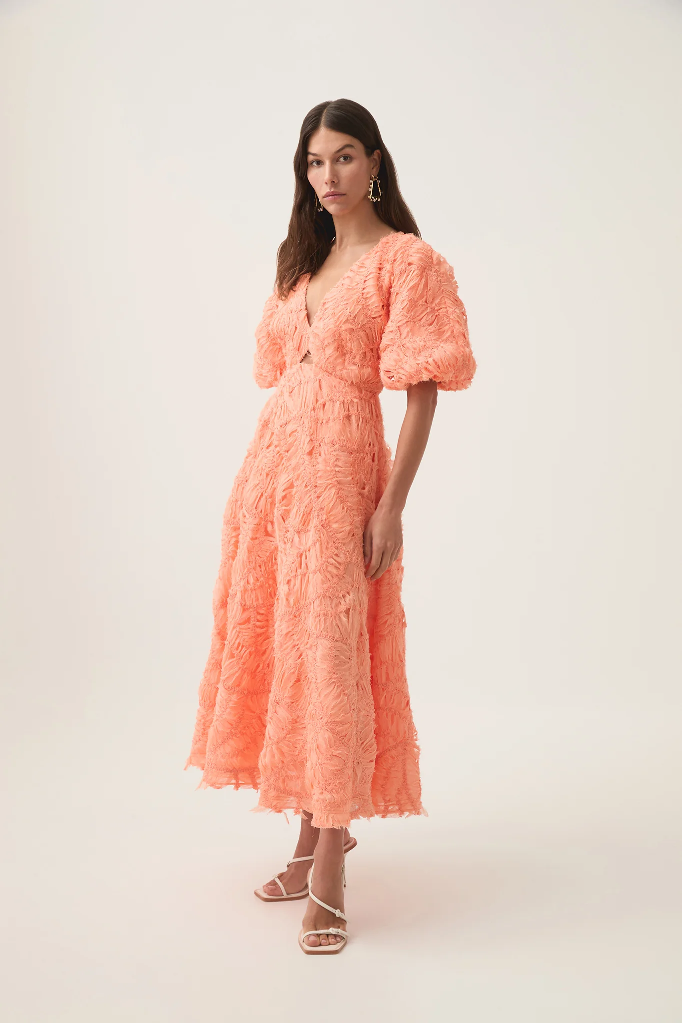 Florential Text Midi Dress