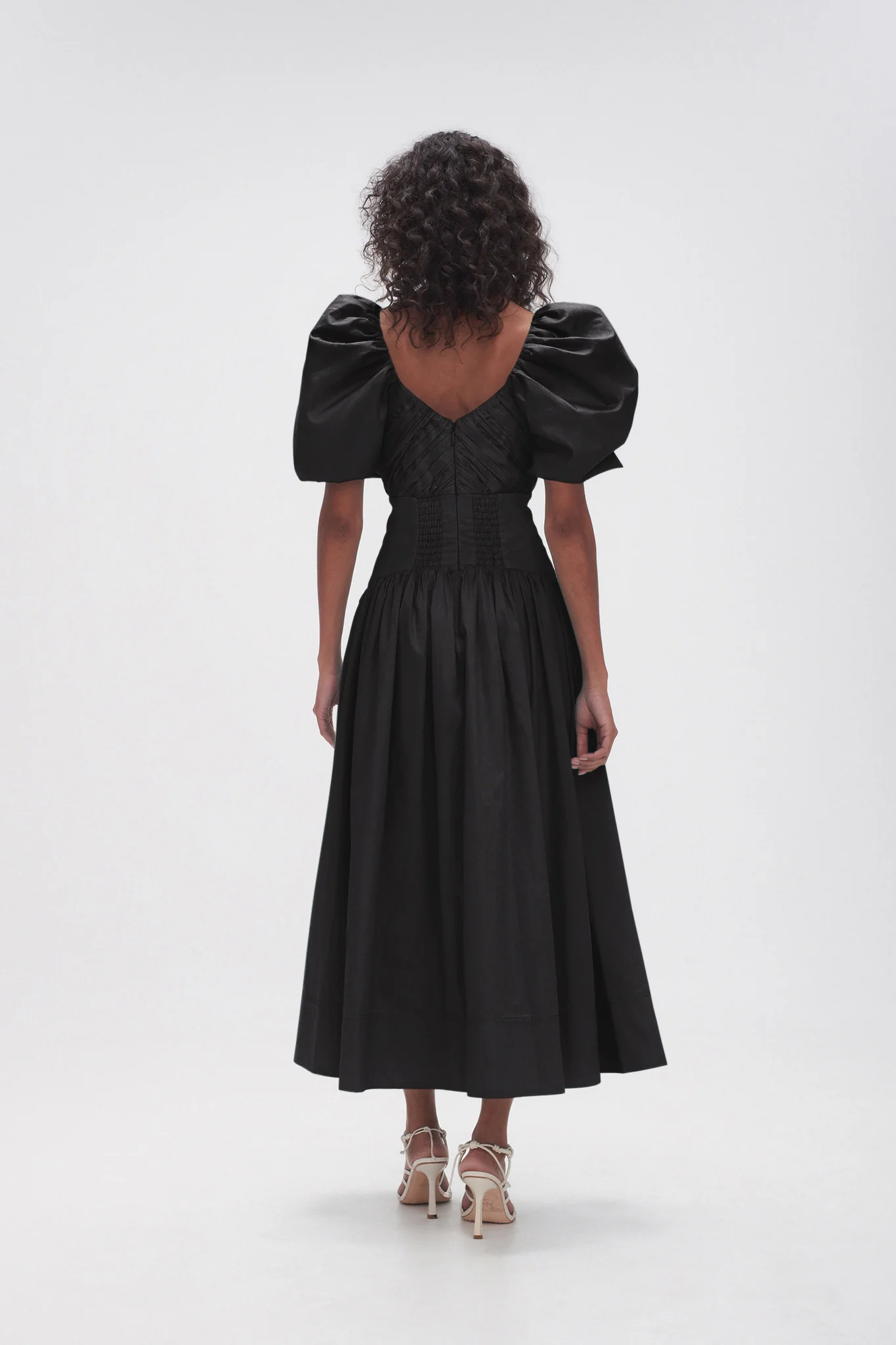 Gabrielle Plunge Midi Dress