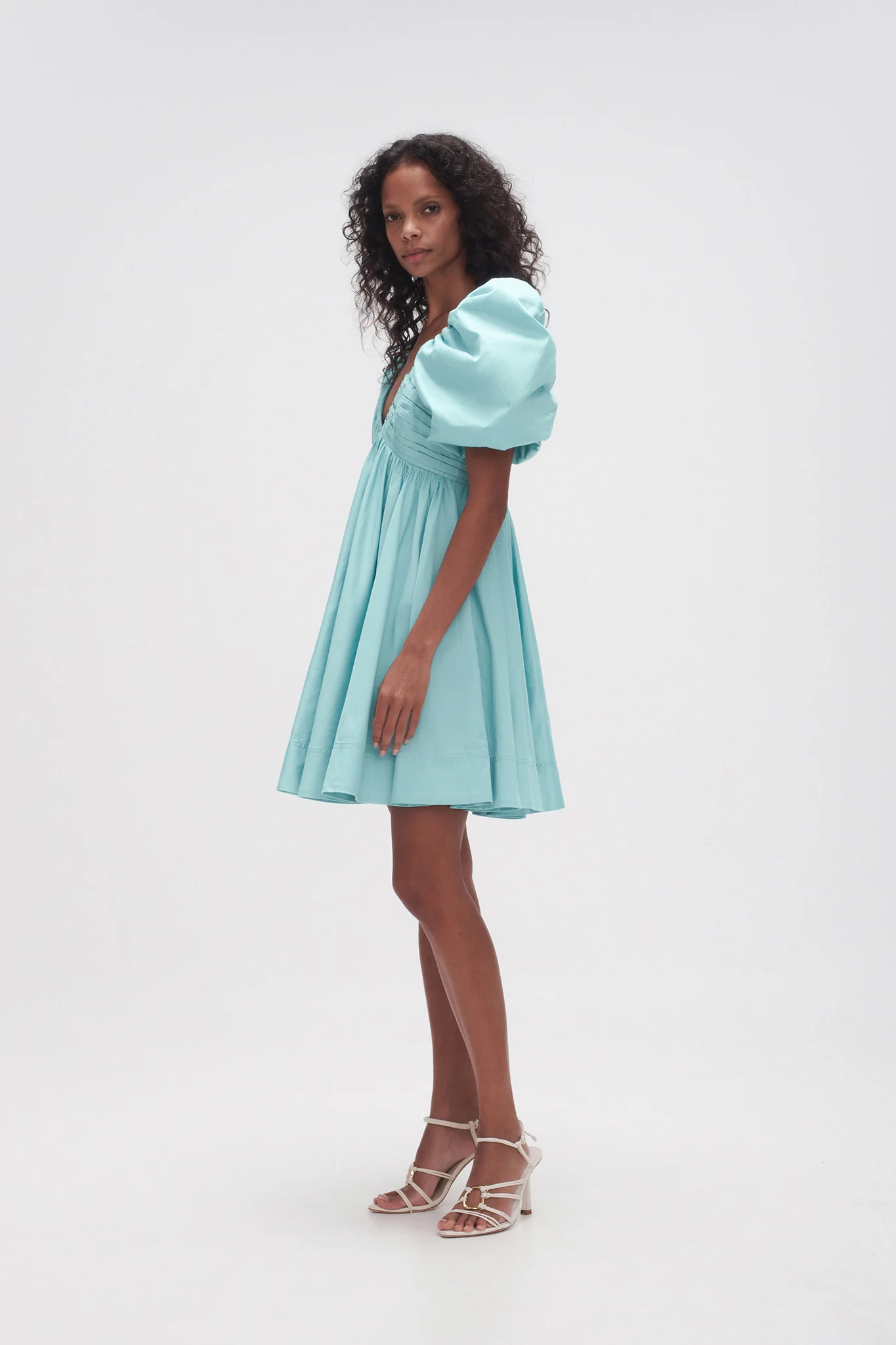 Gabrielle Plunge Mini Dress